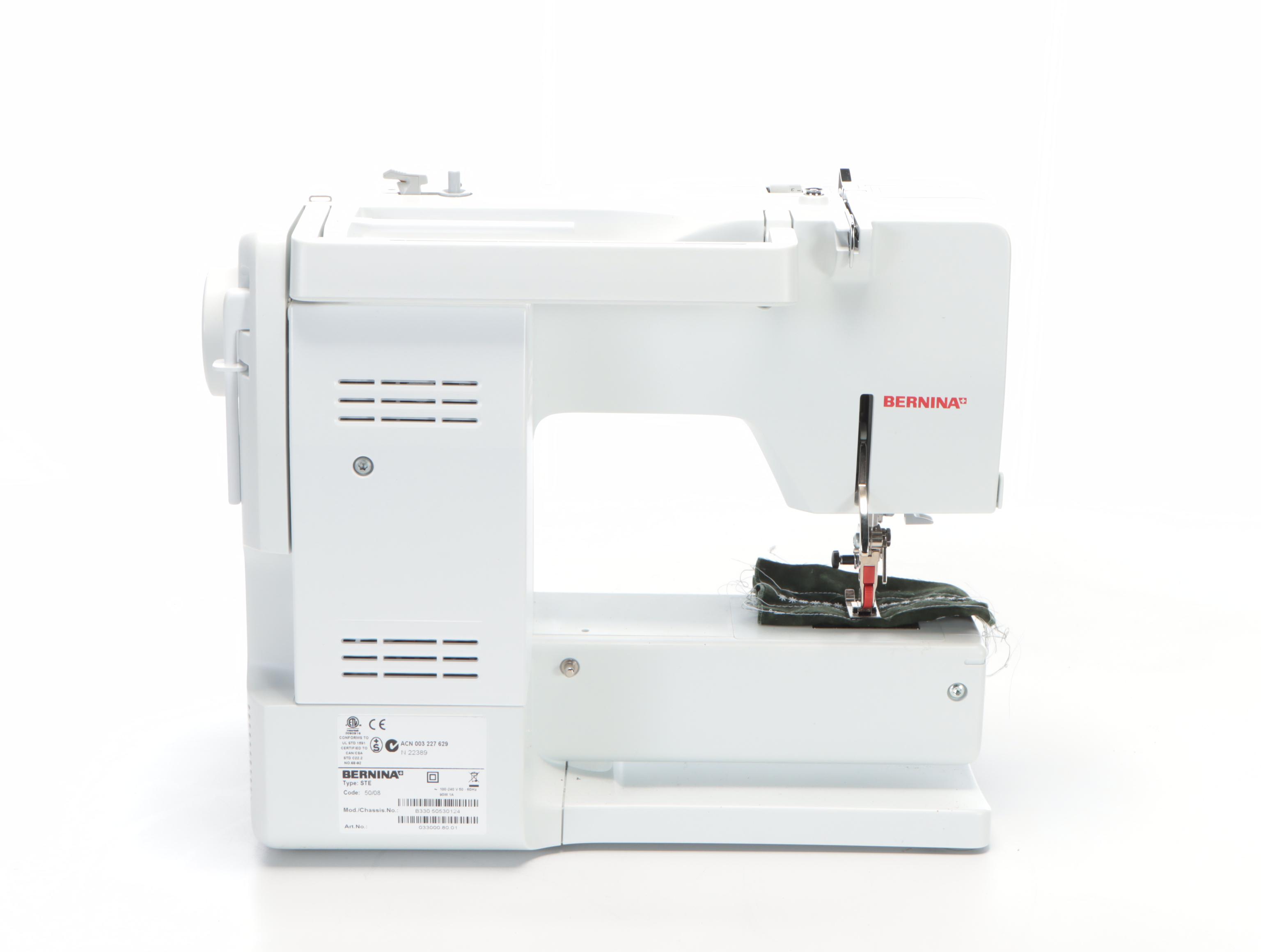 Bernina Programmable Electric Sewing Machine With Accessories