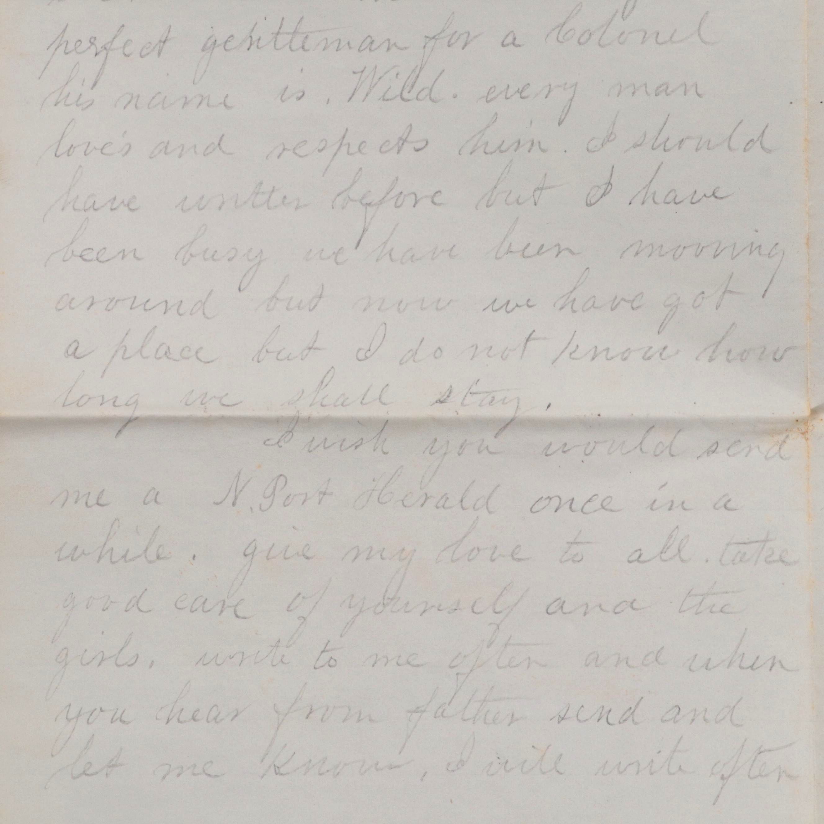 Civil War Letters From a Man to His Mother and Sister, 1862-1863