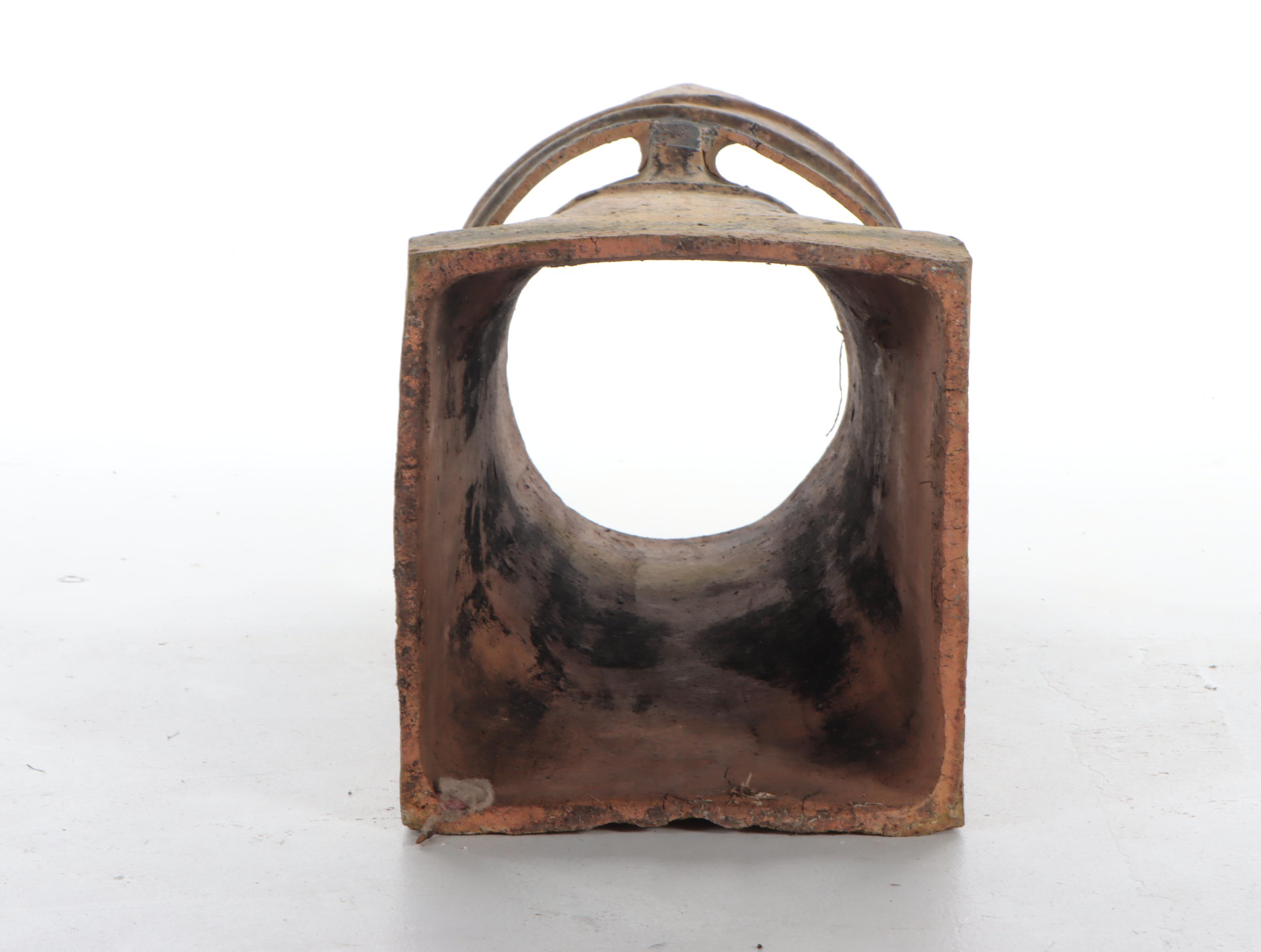 Victorian Terracotta Chimney Topper, Antique