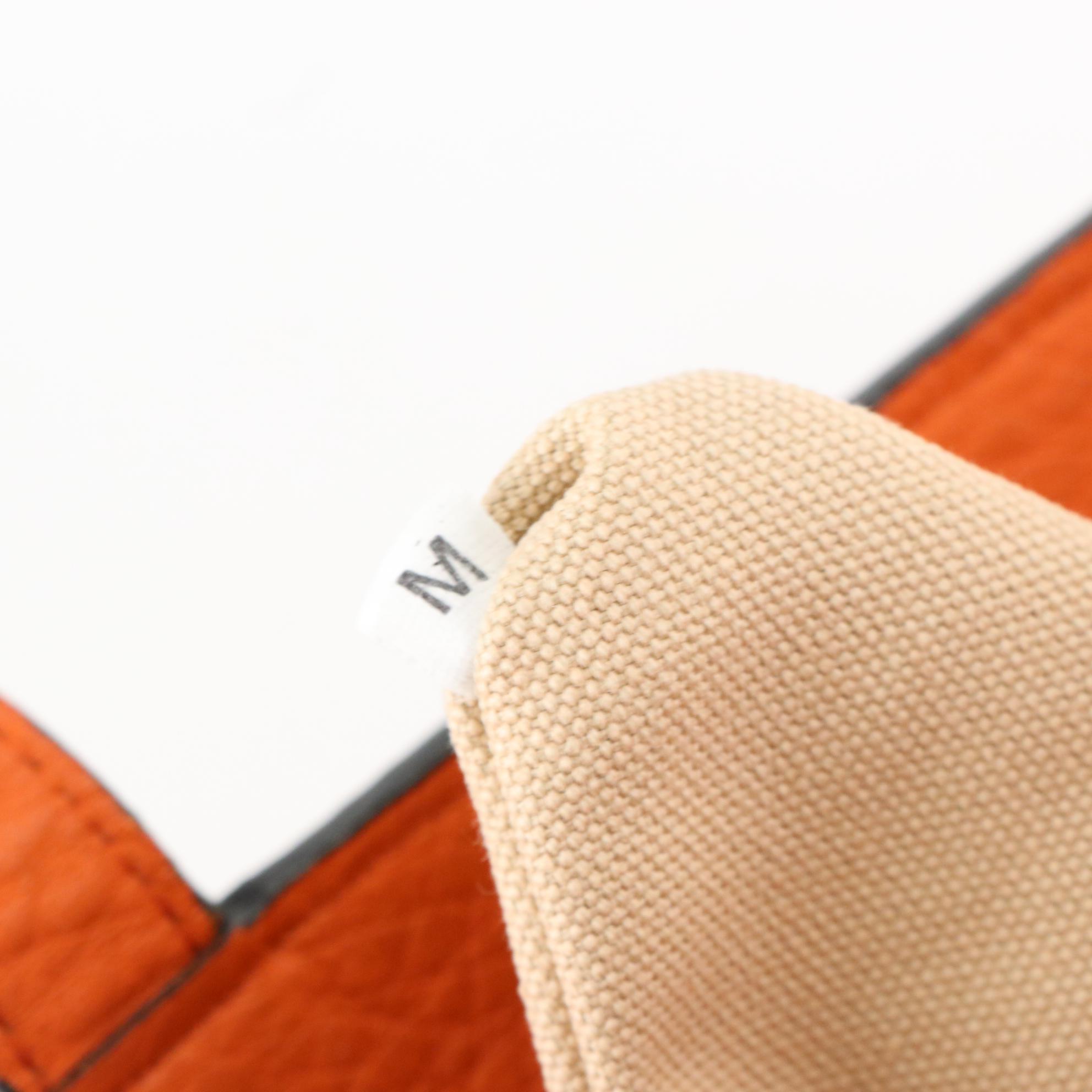 Prada Tote Bag BR5092 in Papaya Vitello Daino Leather