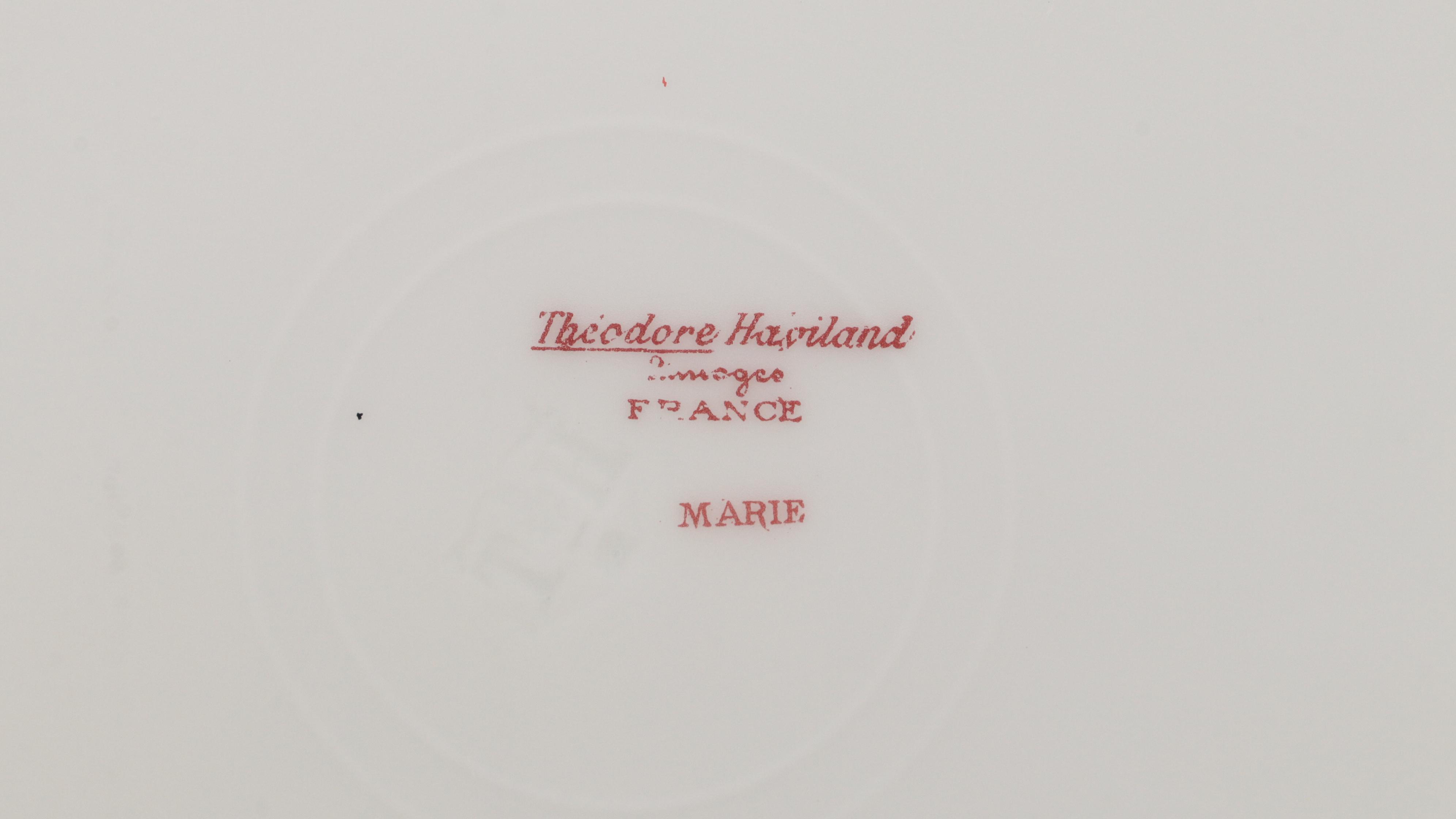 Haviland Limoges "Pink Spray" and Other Porcelain Tea Set and Dinnerware