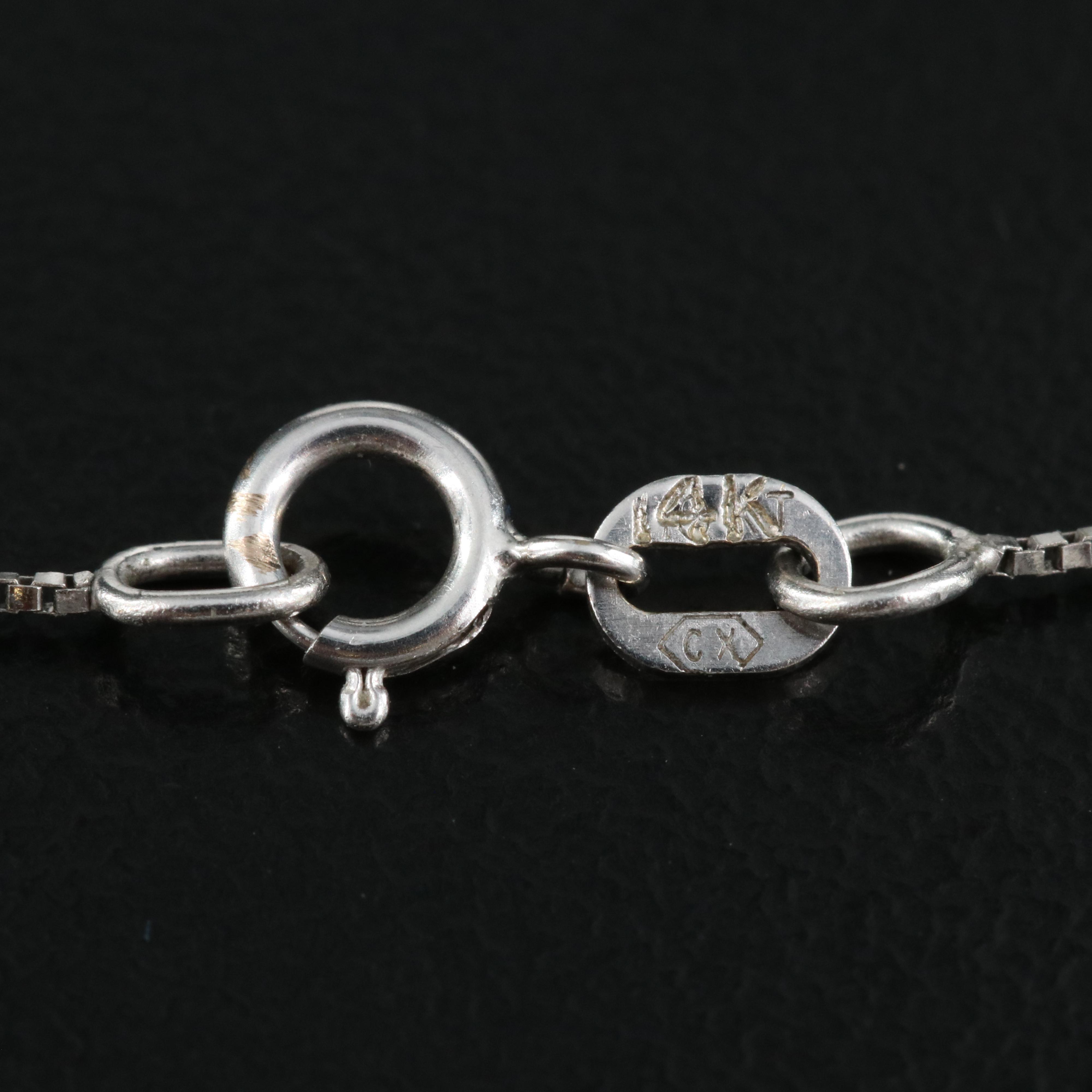 14K Box Chain Necklace