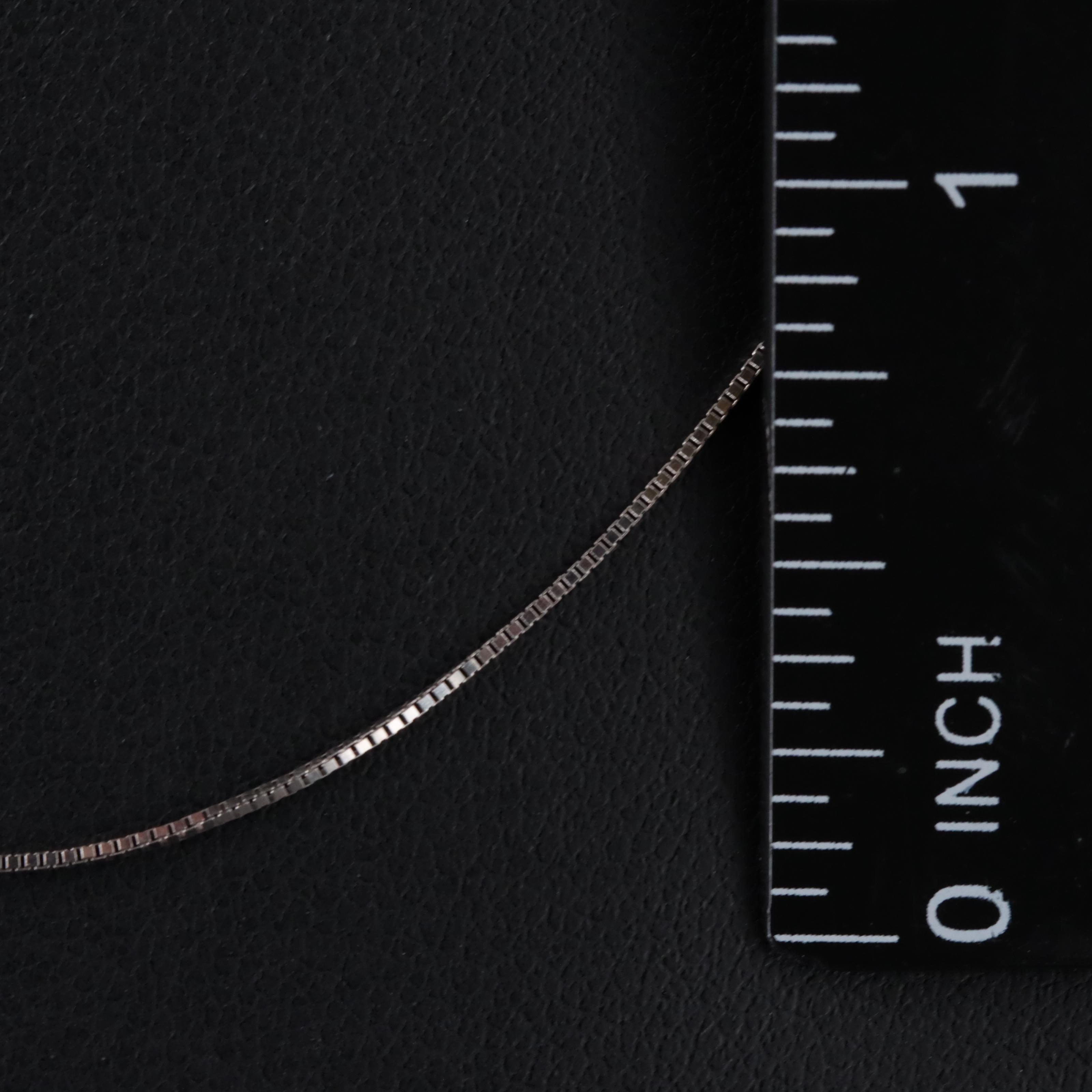 14K Box Chain Necklace