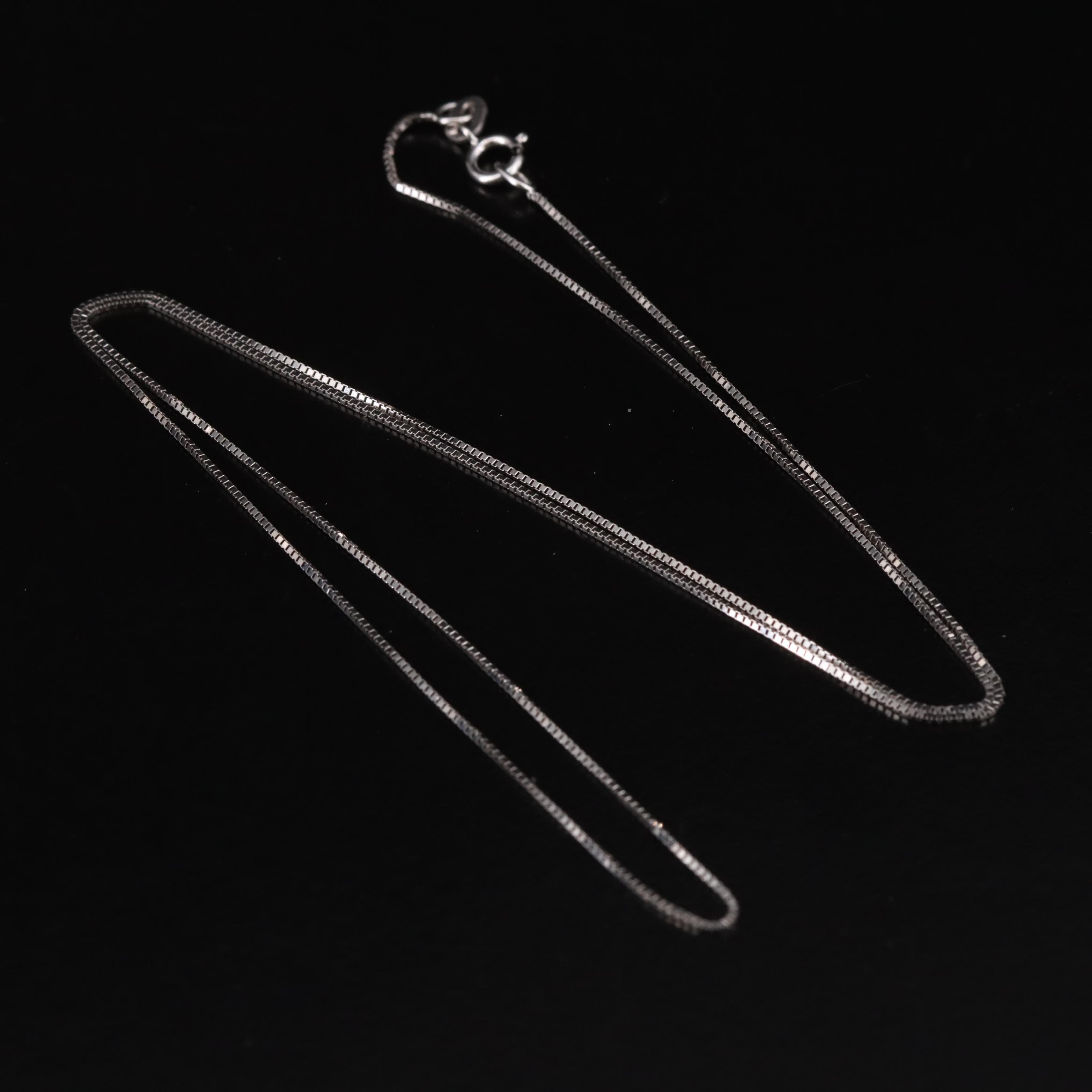 14K Box Chain Necklace