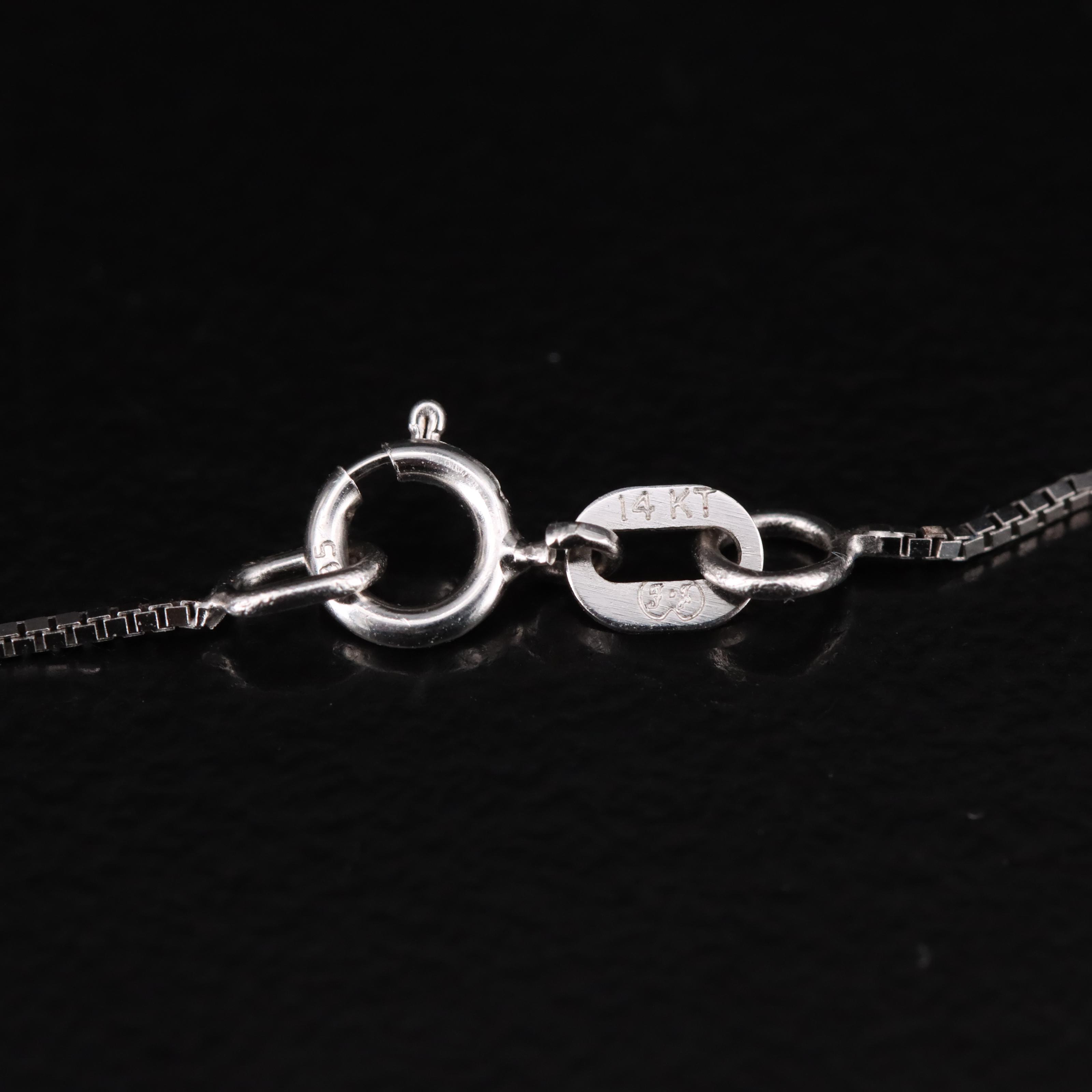 14K Box Chain Necklace