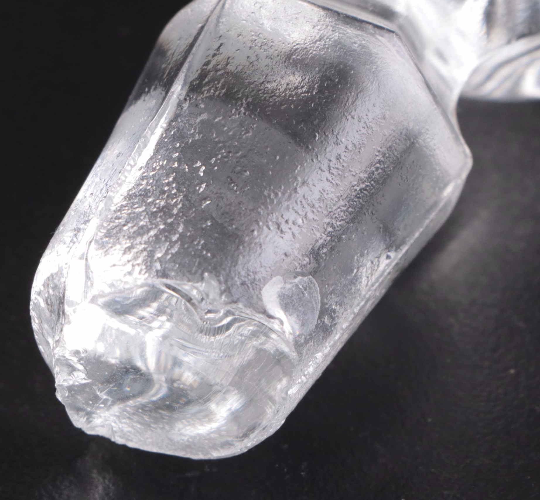 Owens-Illinois Glass Co. Glass Liquor Bottle with Floral Motif Glass Decanters