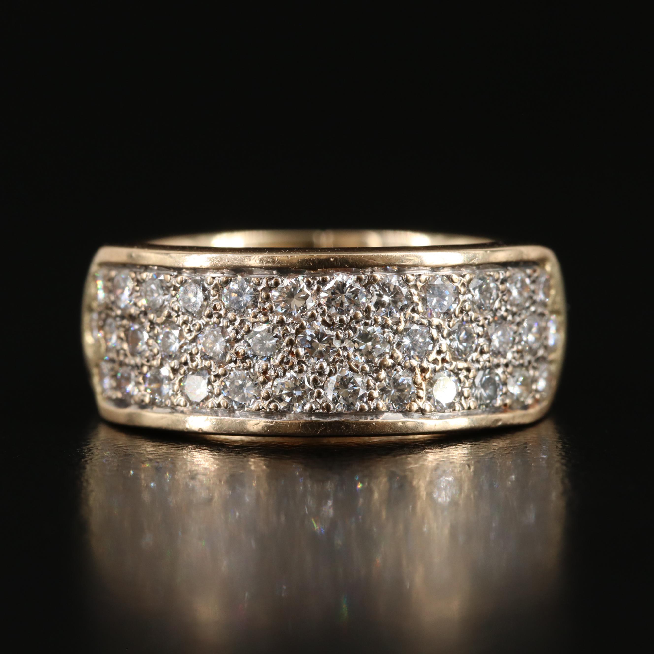 14K 1.00 CTW Diamond Band