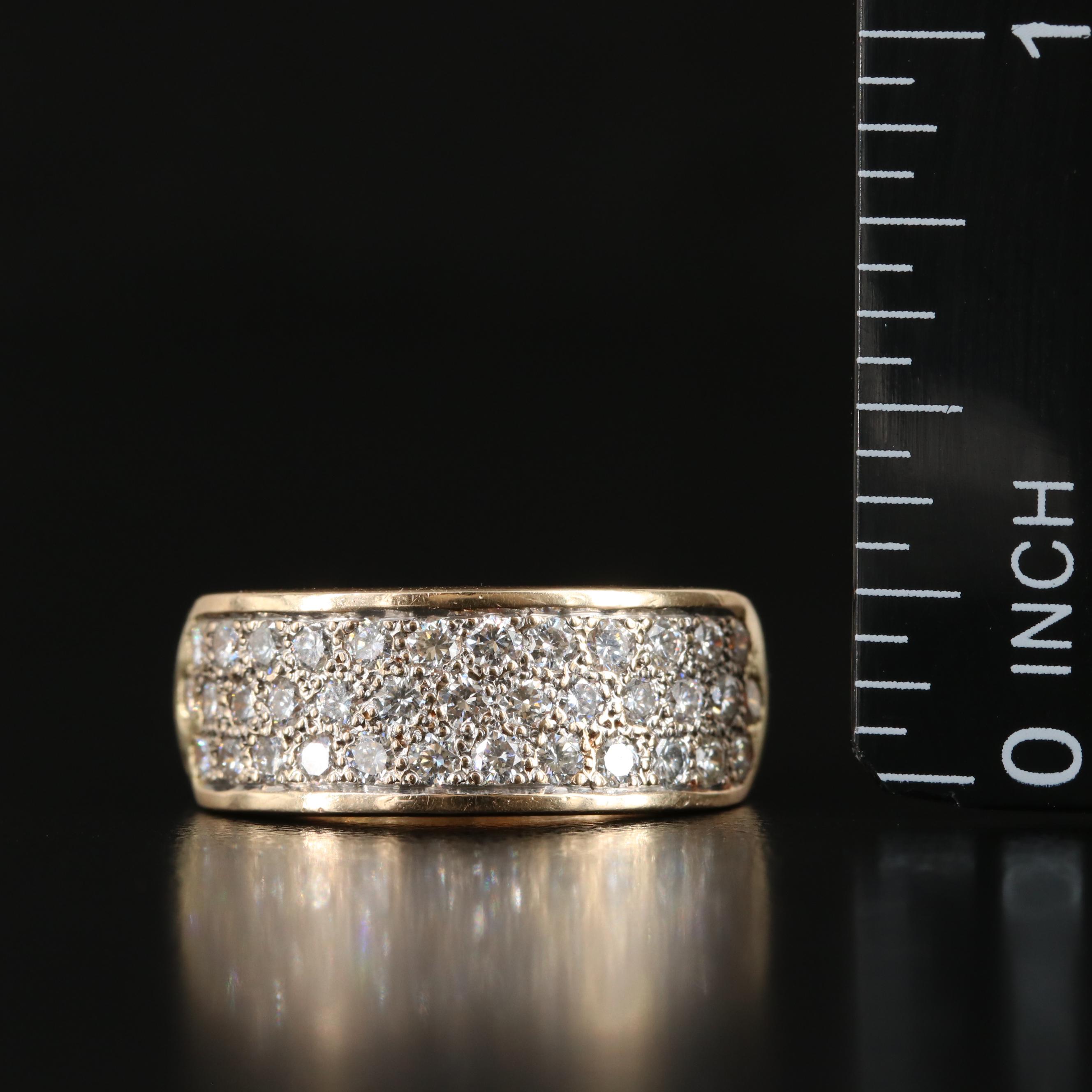 14K 1.00 CTW Diamond Band