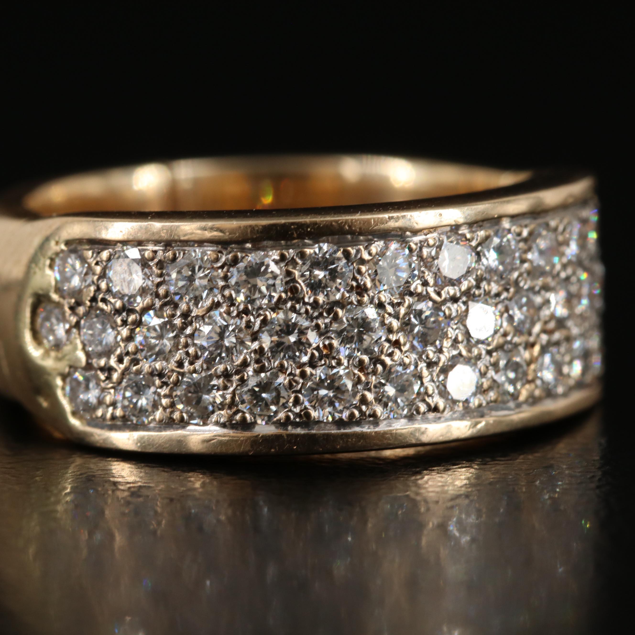 14K 1.00 CTW Diamond Band