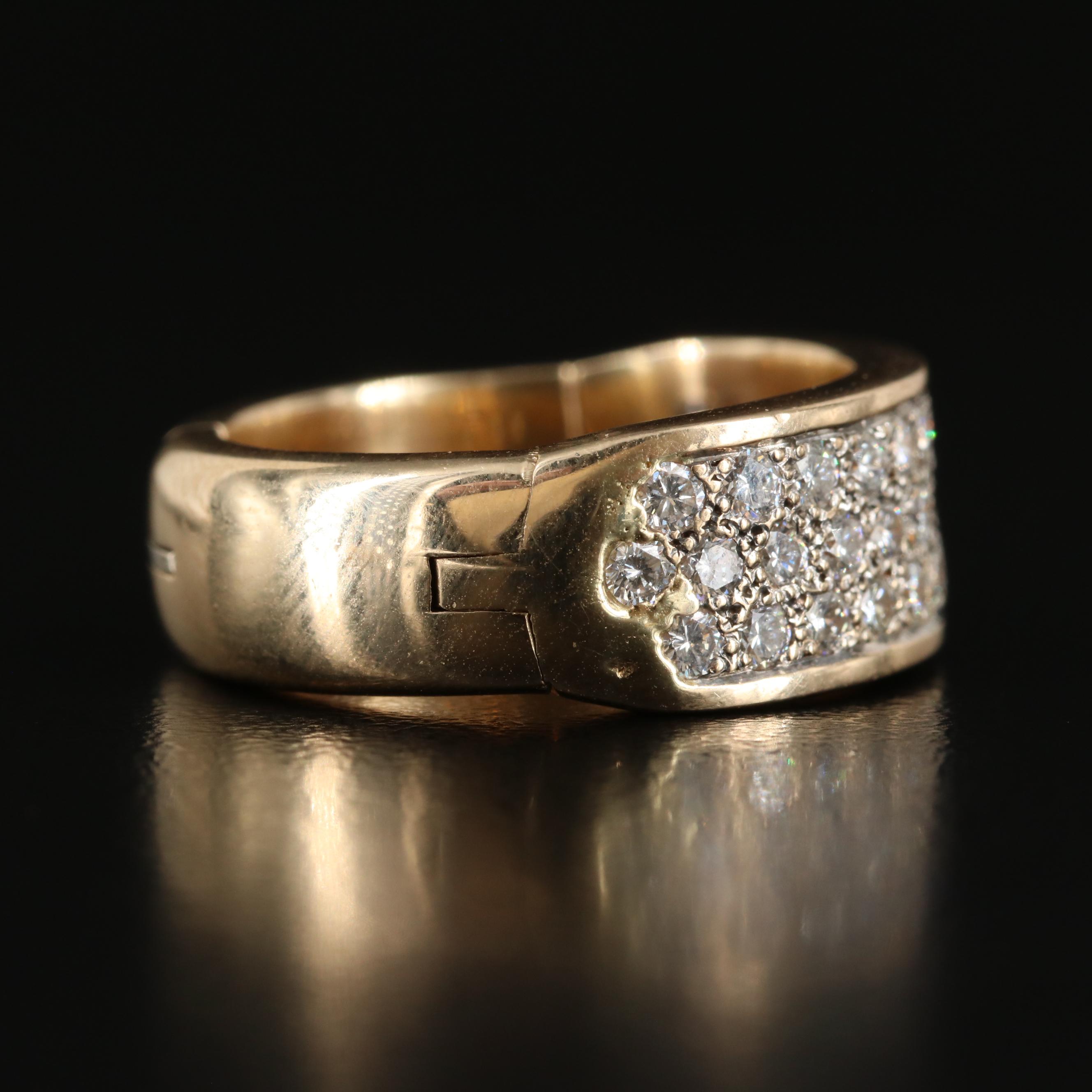 14K 1.00 CTW Diamond Band