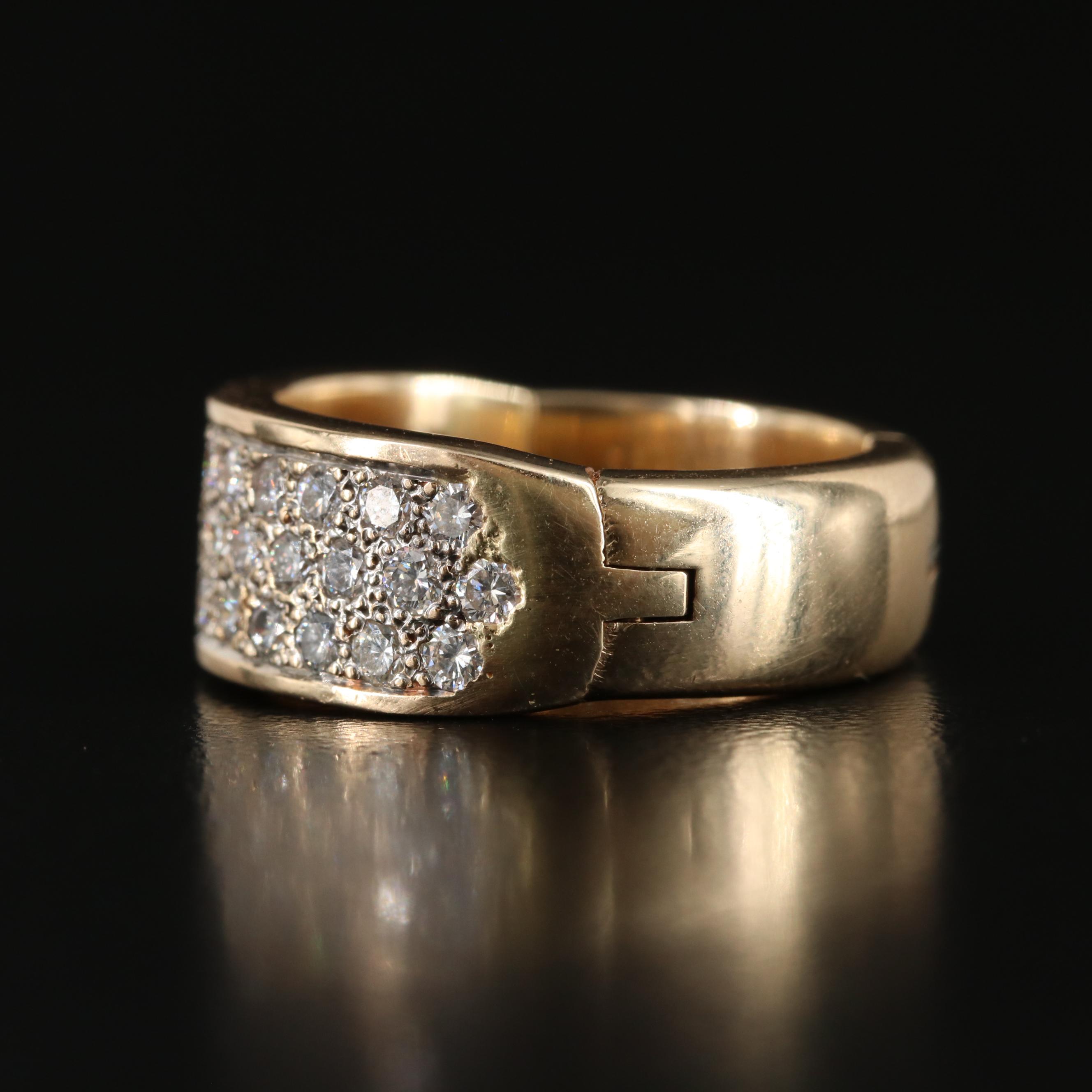 14K 1.00 CTW Diamond Band