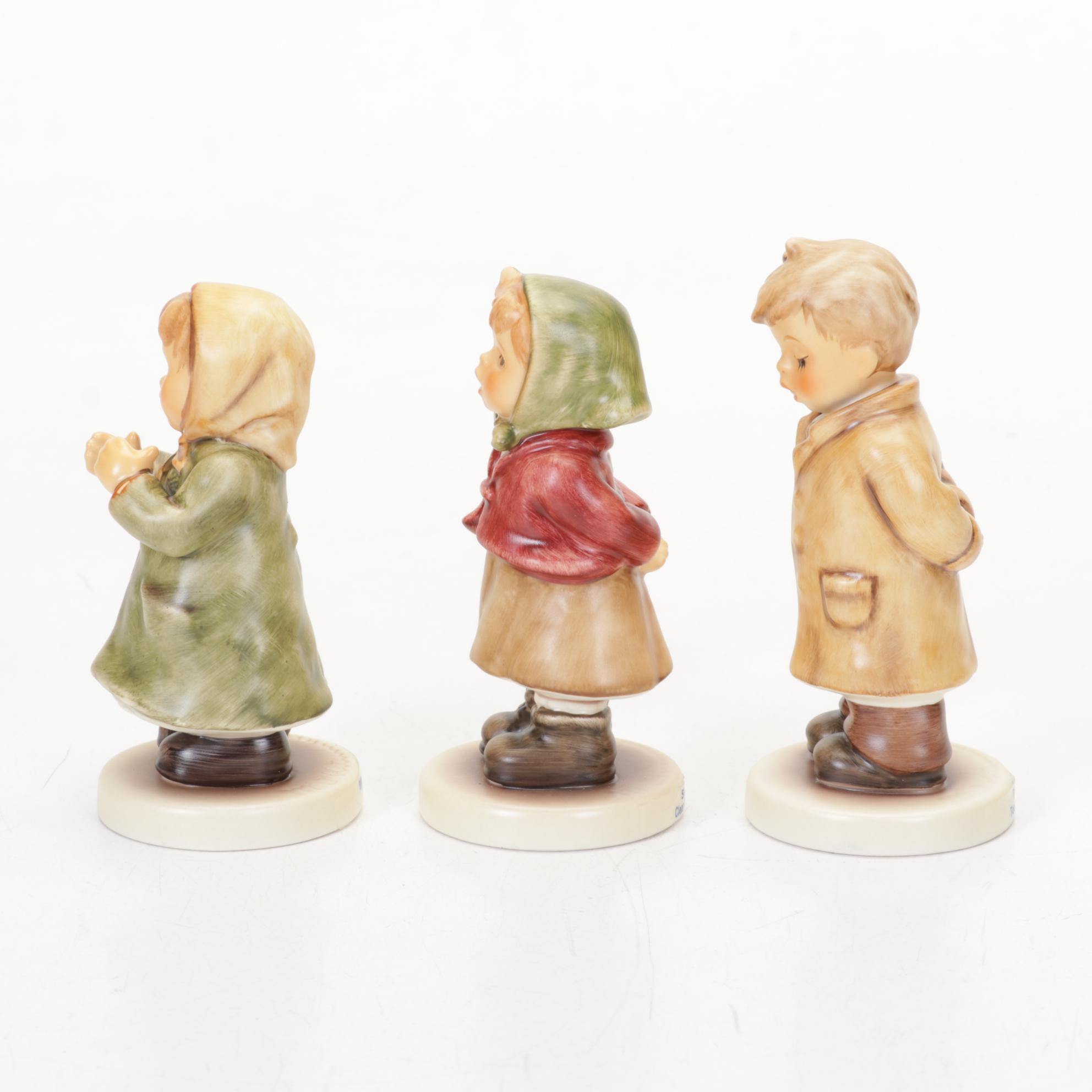 Nine Hummel Collector Club Porcelain Figurines, 21st Century
