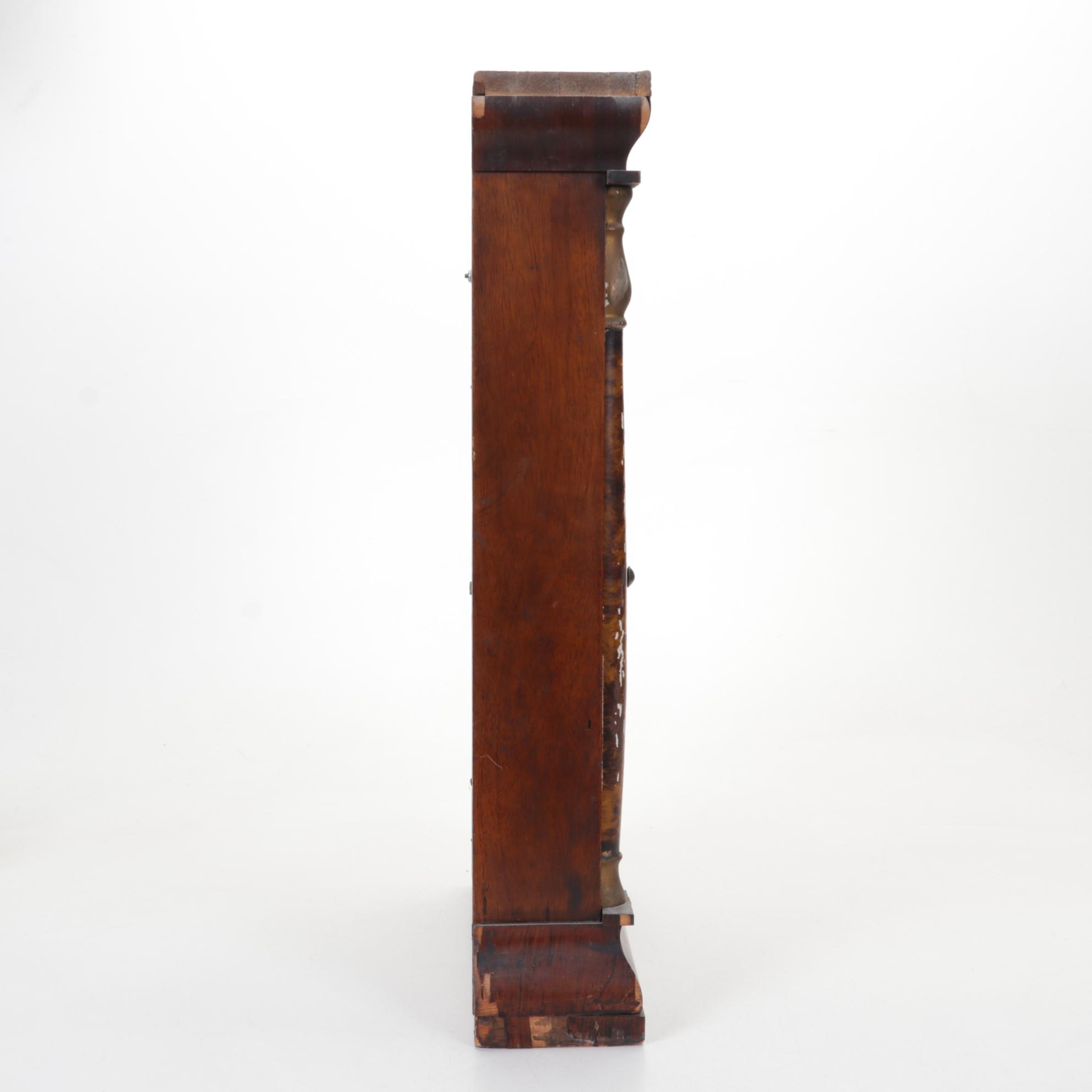 Seth Thomas American Empire Style Ogee Mantel Clock, Mid to Late 19th Century