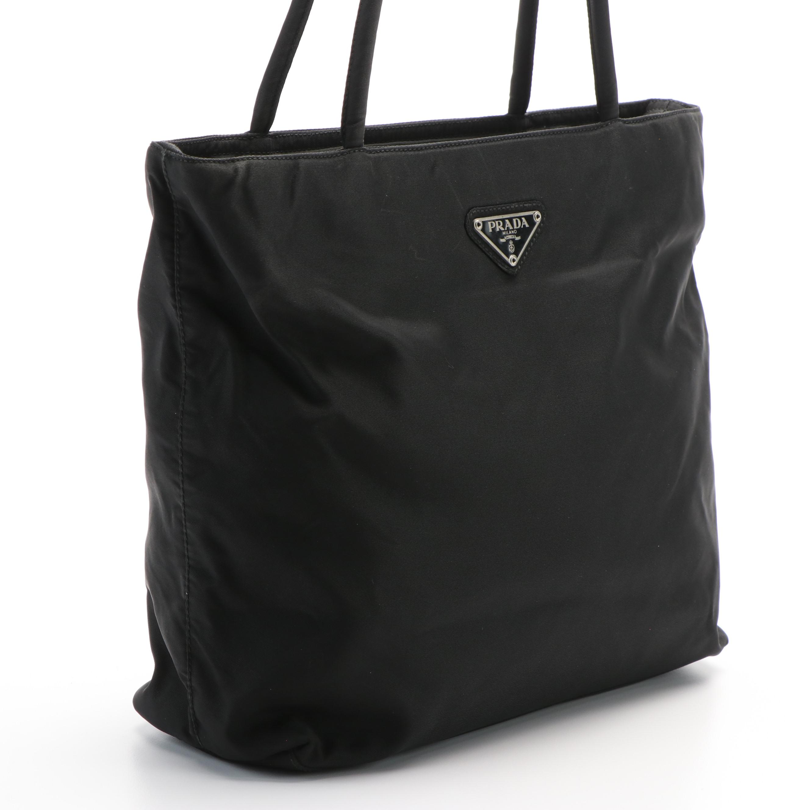 Prada Milano Tessuto Nylon Black Shoulder Bag