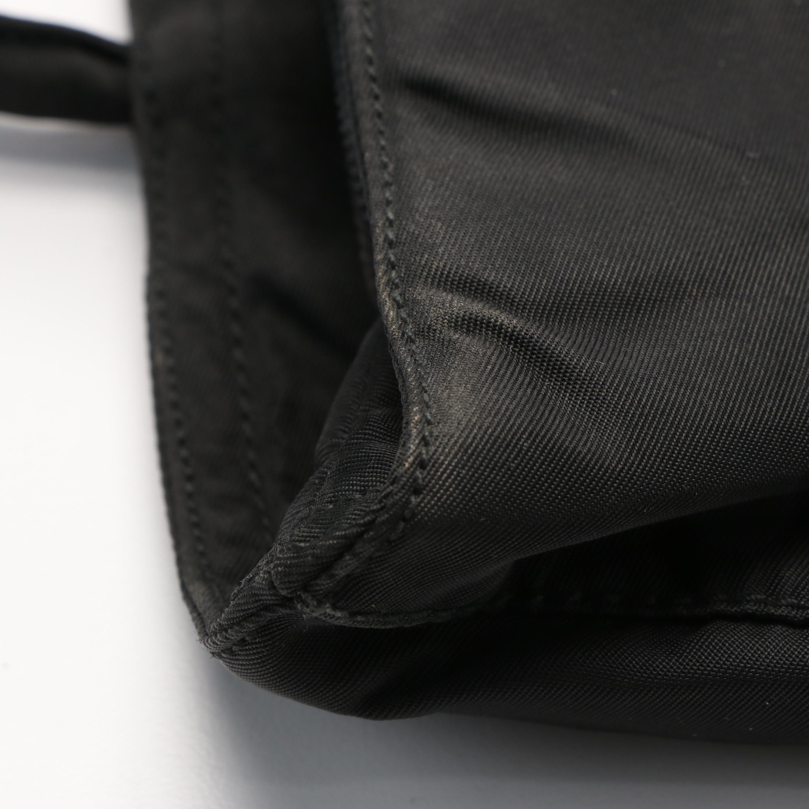Prada Milano Tessuto Nylon Black Shoulder Bag