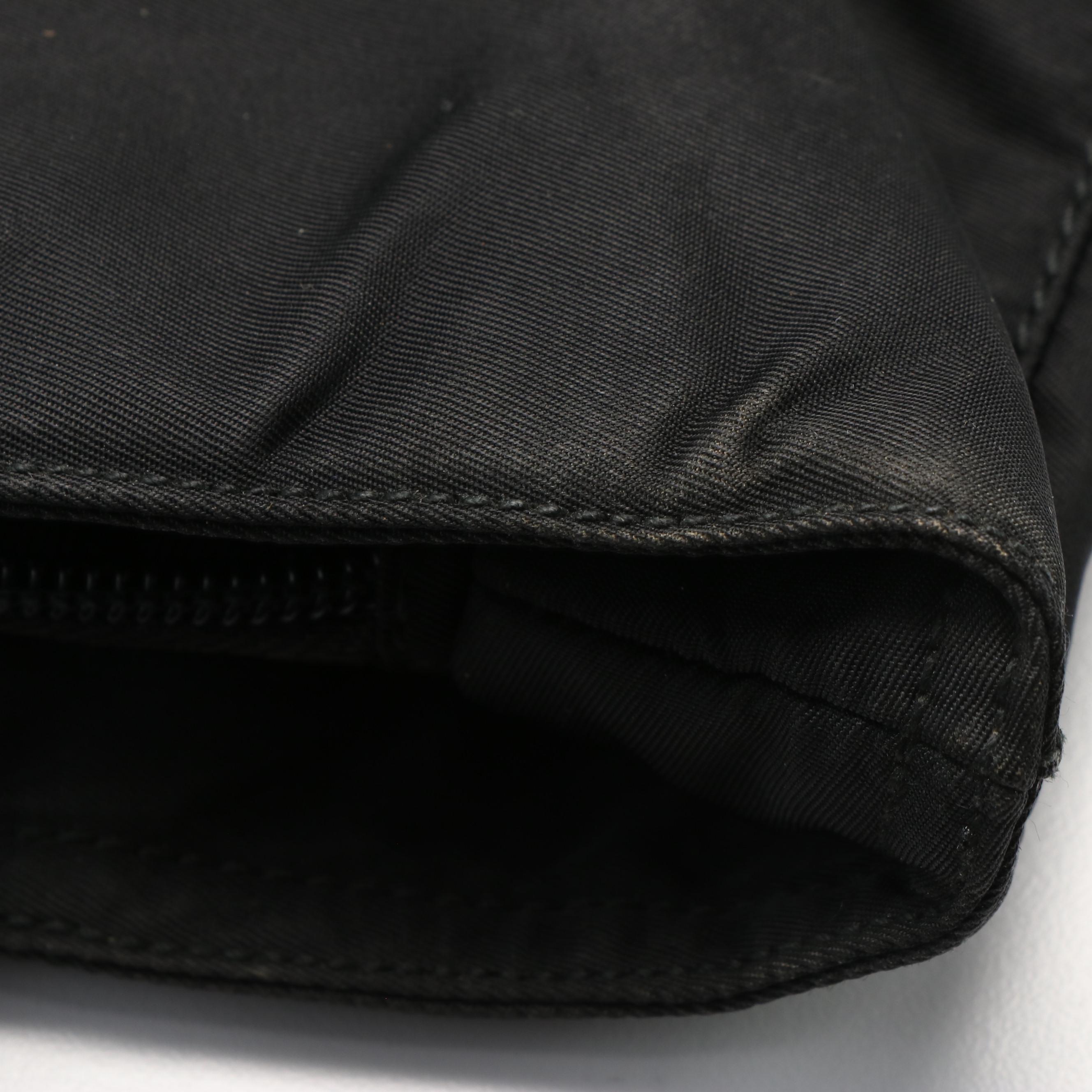 Prada Milano Tessuto Nylon Black Shoulder Bag