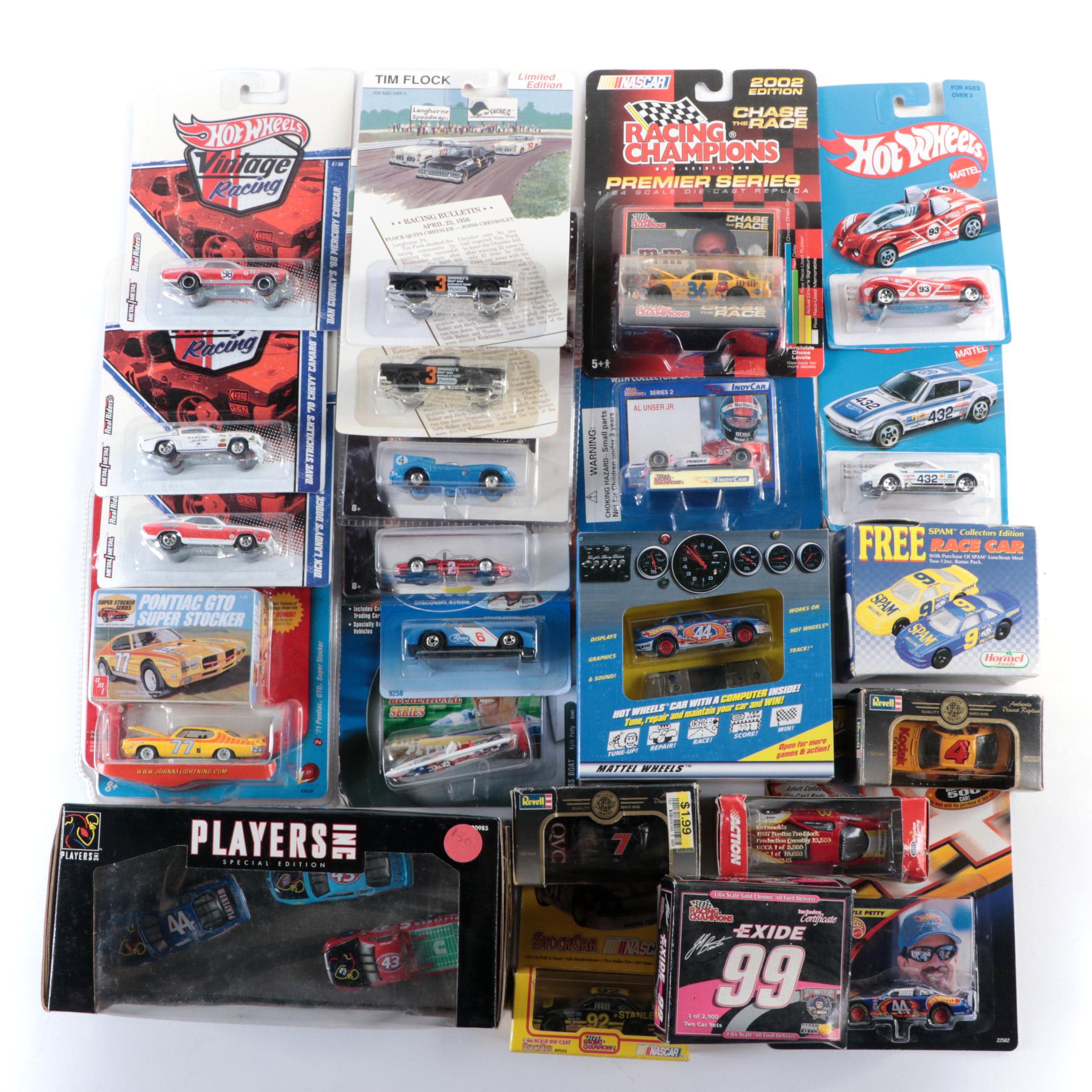 Hot Wheels Vintage Racing, Racing Champions NASCAR and More Diecast Cars