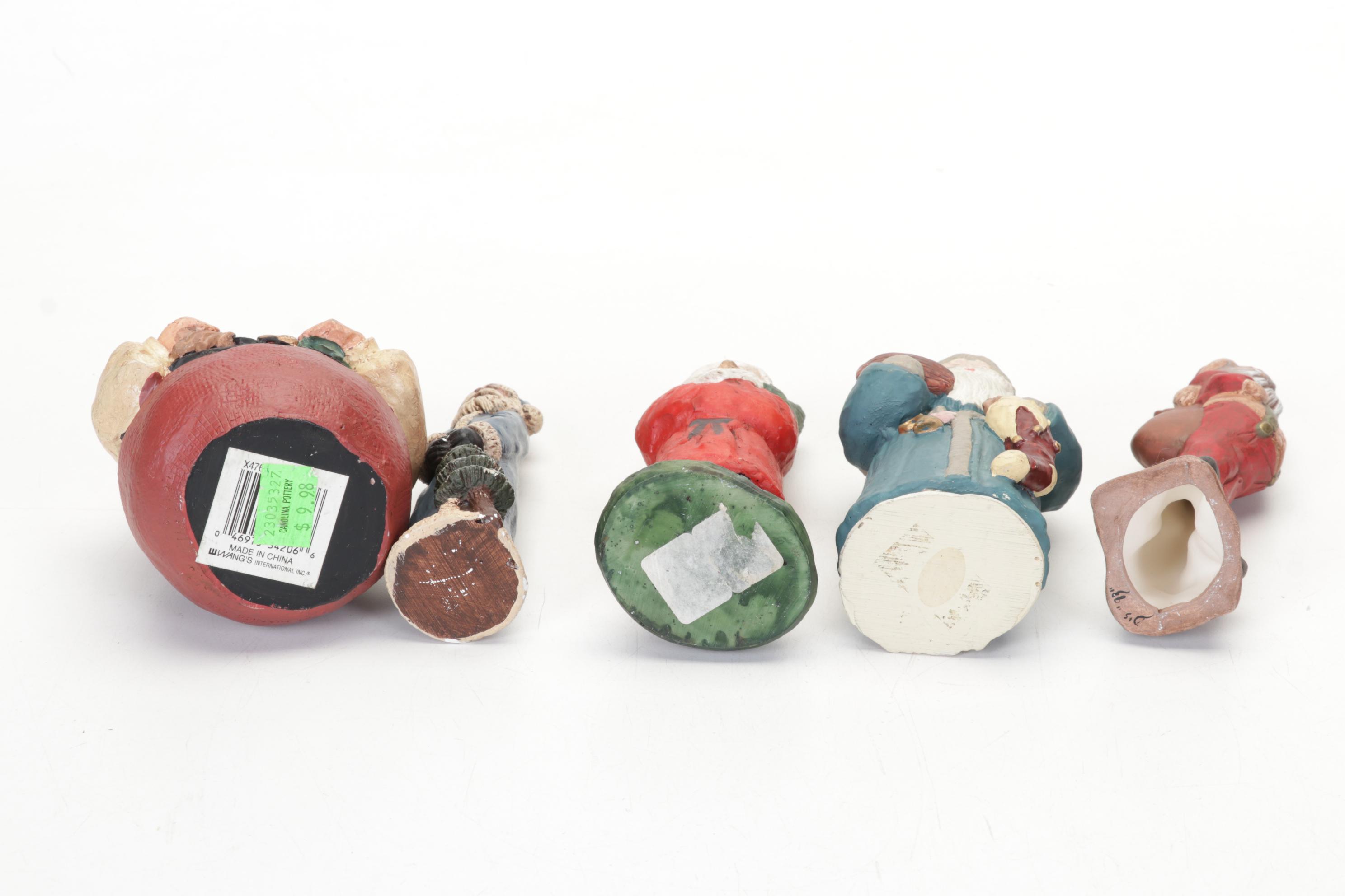 Mickey Mouse Santa Figurine, Longaberger Ceramic Cookie Plate and More