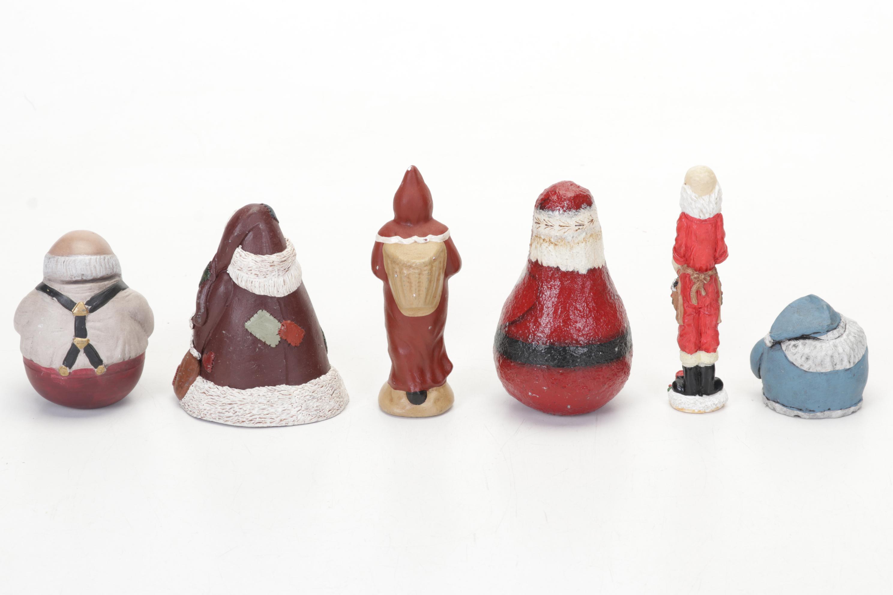 Mickey Mouse Santa Figurine, Longaberger Ceramic Cookie Plate and More
