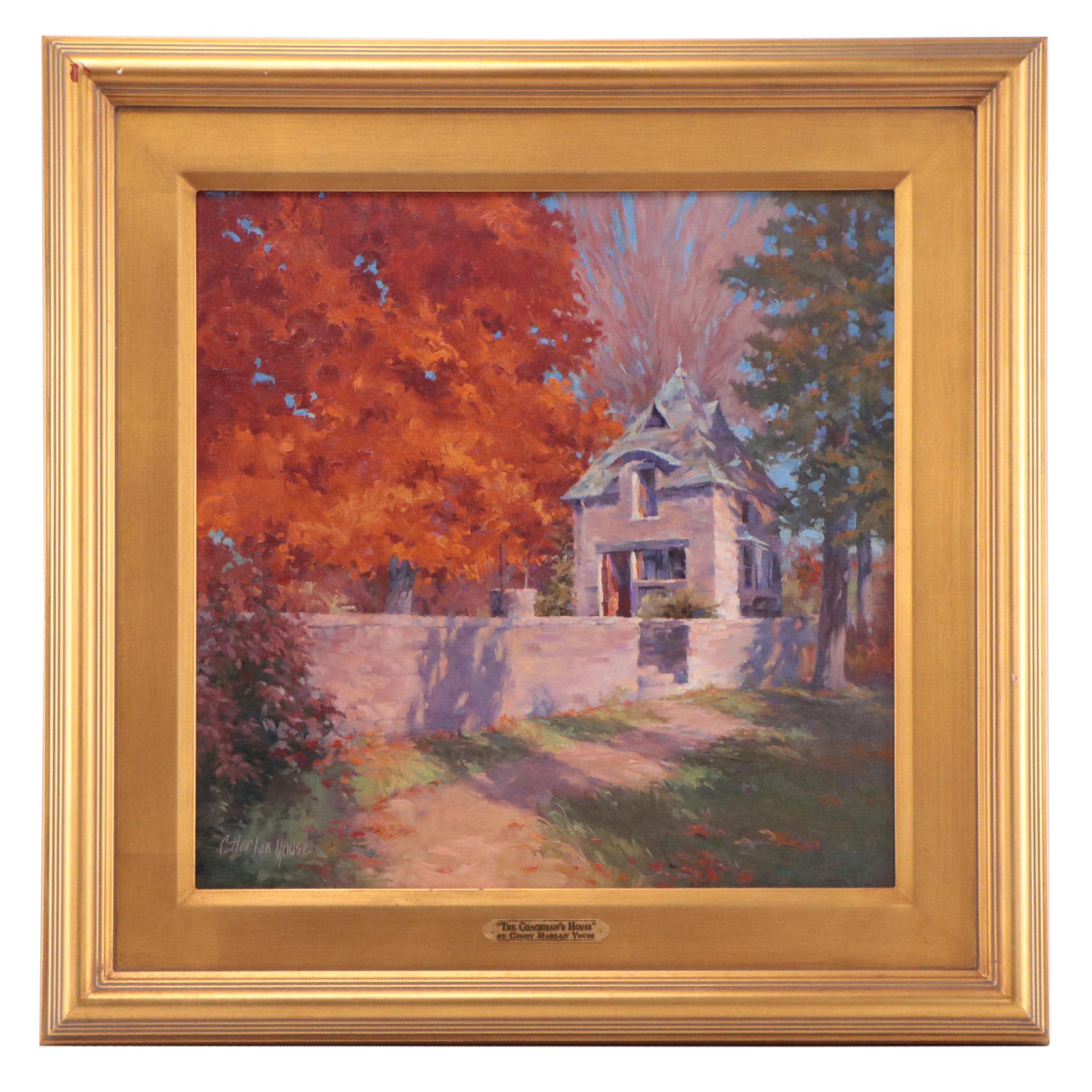 Cindy Harlan Youse Landscape Oil Painting "The Coachman's House"