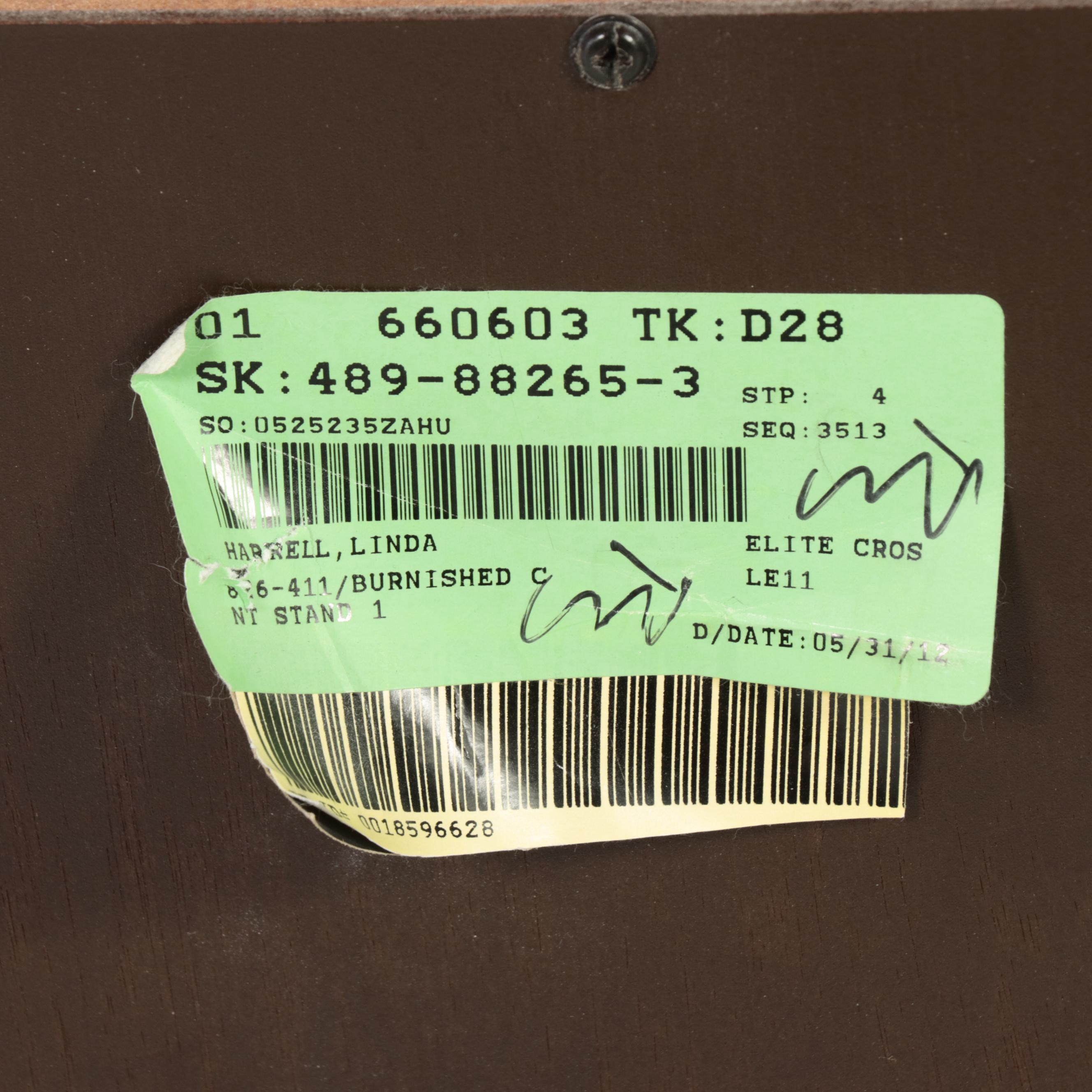 Pair of Lea Industries Arts and Crafts Style CherrywoodStained