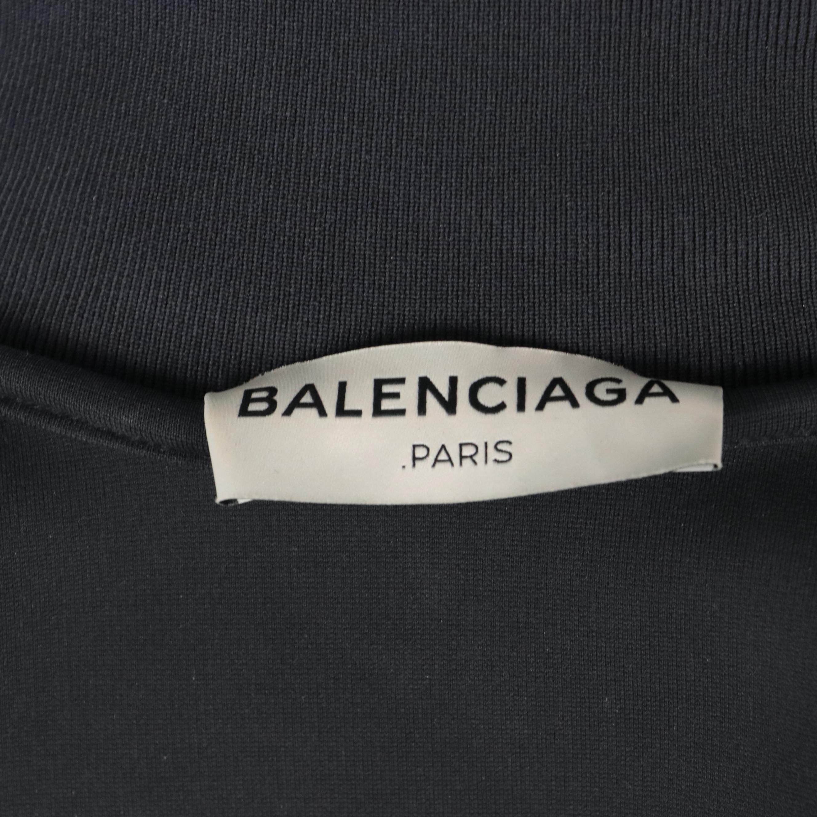Men's Balenciaga Black Zip Jacket