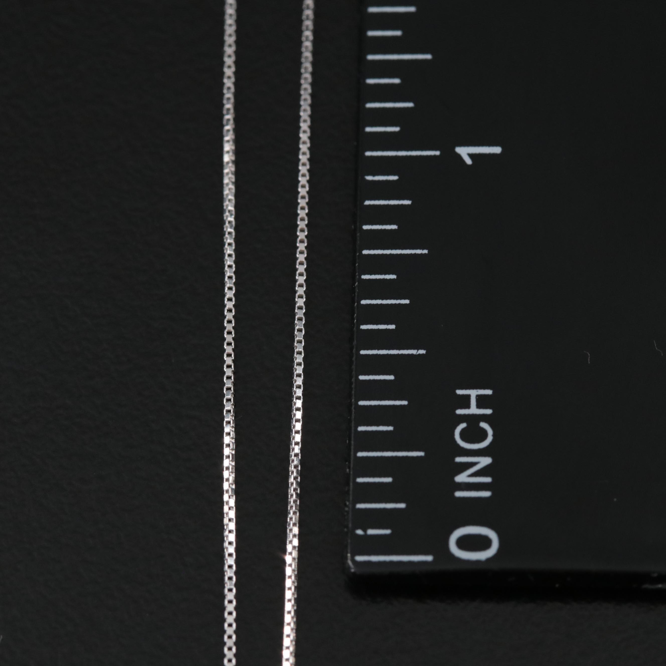 14K Box Chain Necklace