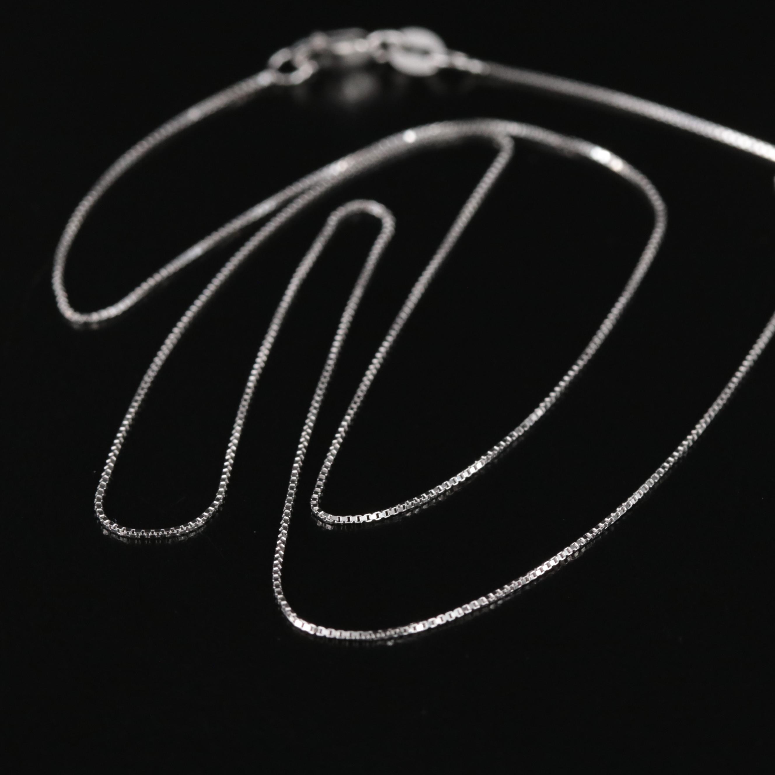 14K Box Chain Necklace