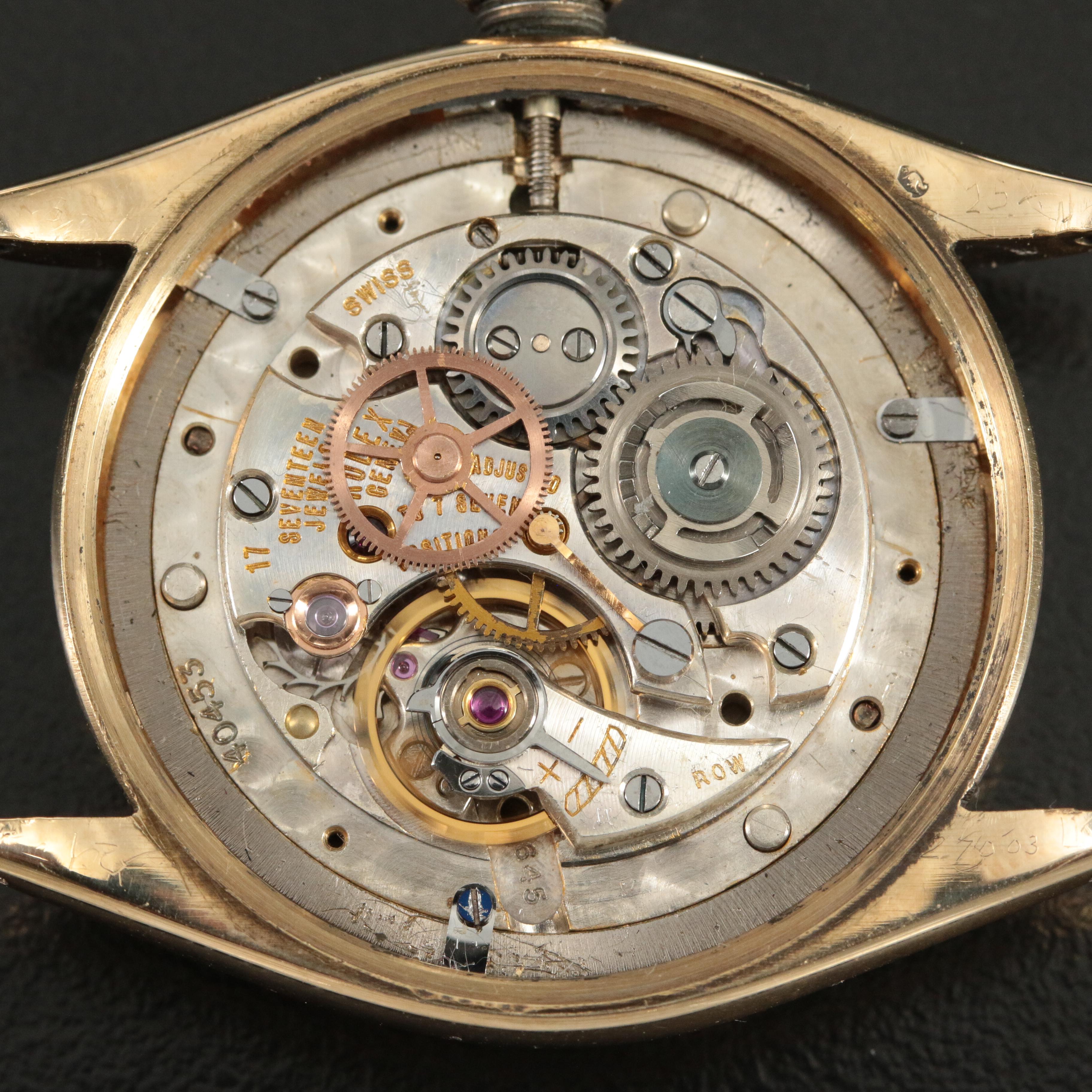 Vintage 14K Rolex Bubbleback Watch