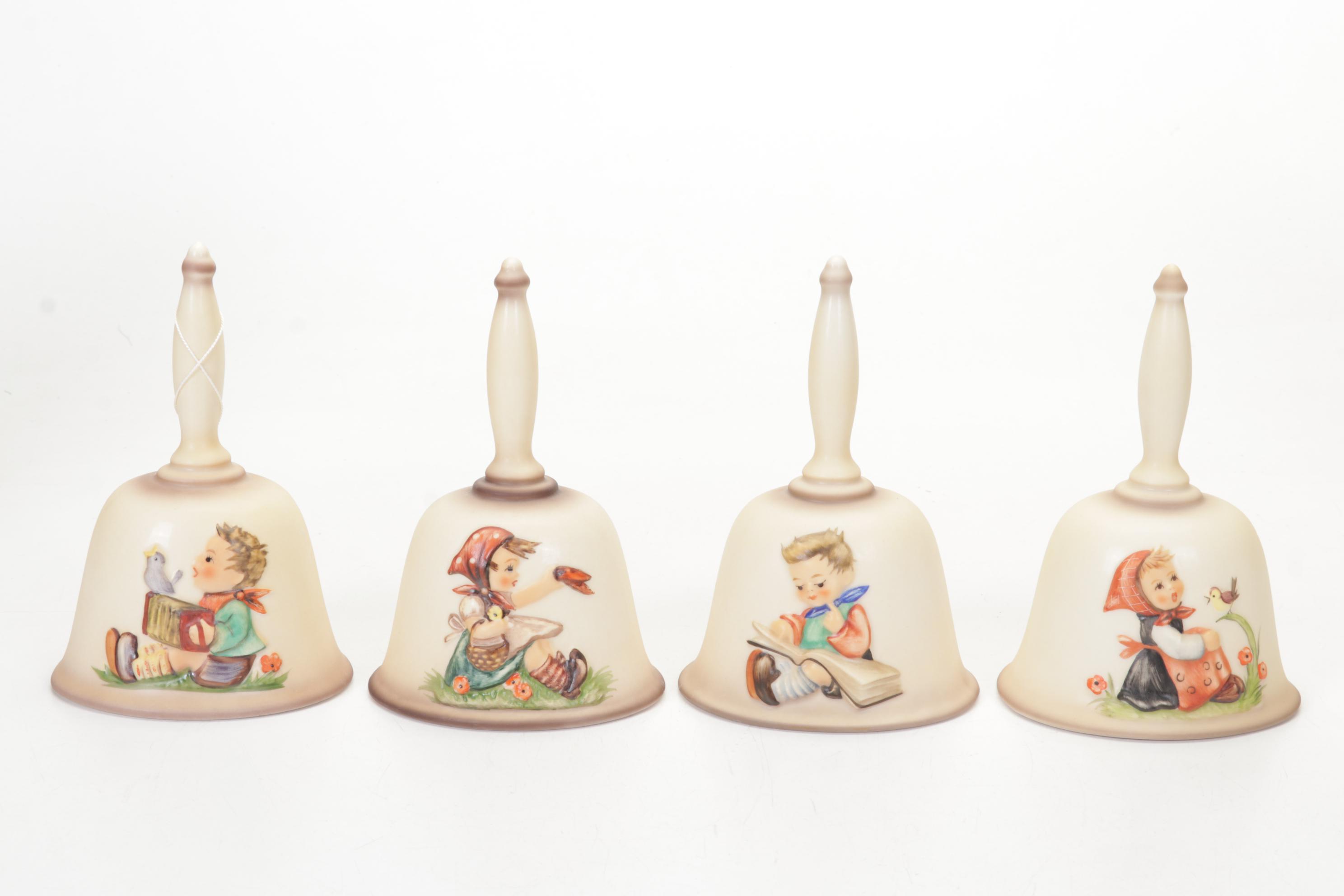 Hummel Porcelain Collector Plates and Bells, 1972-1991