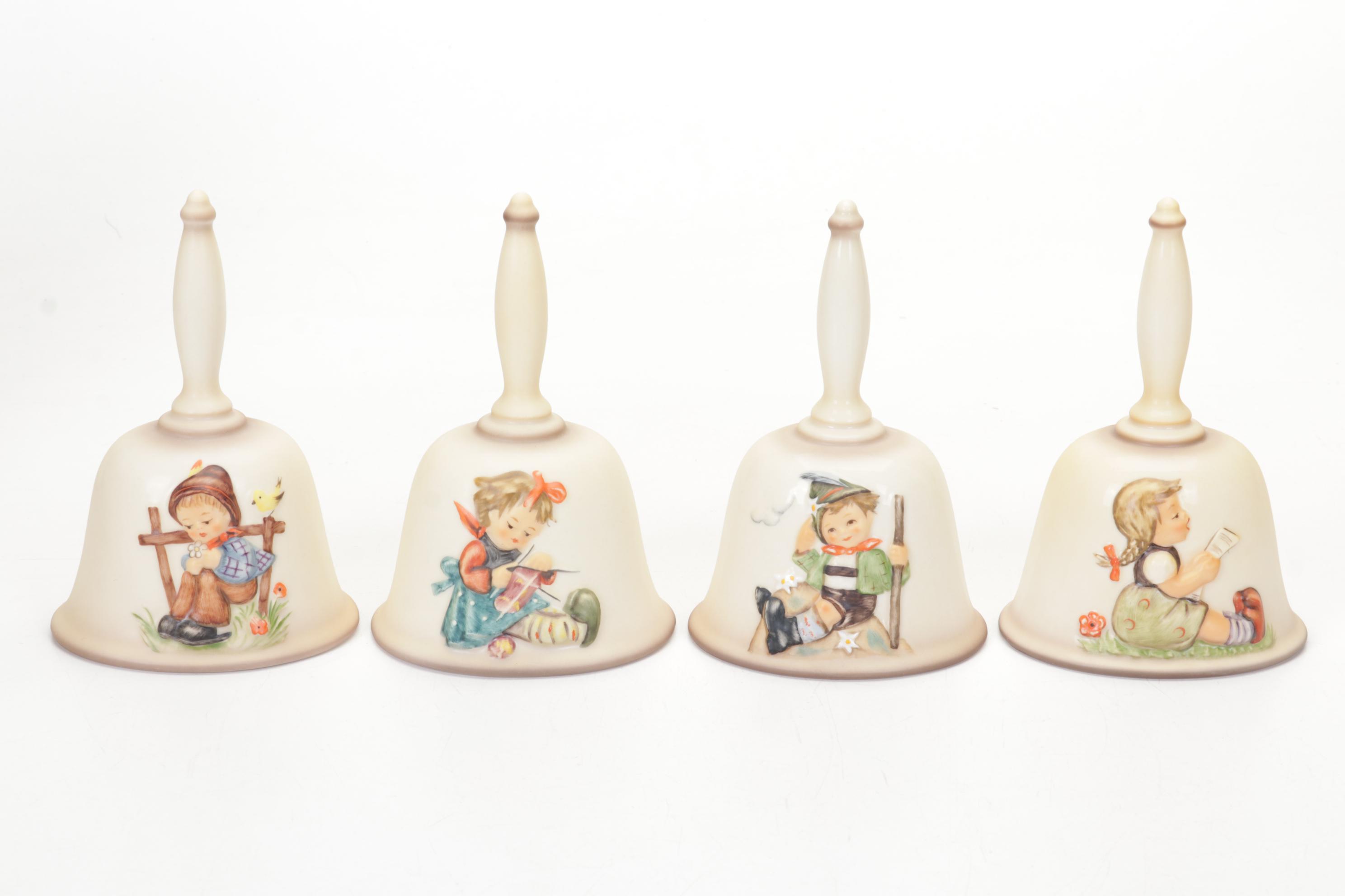 Hummel Porcelain Collector Plates and Bells, 1972-1991
