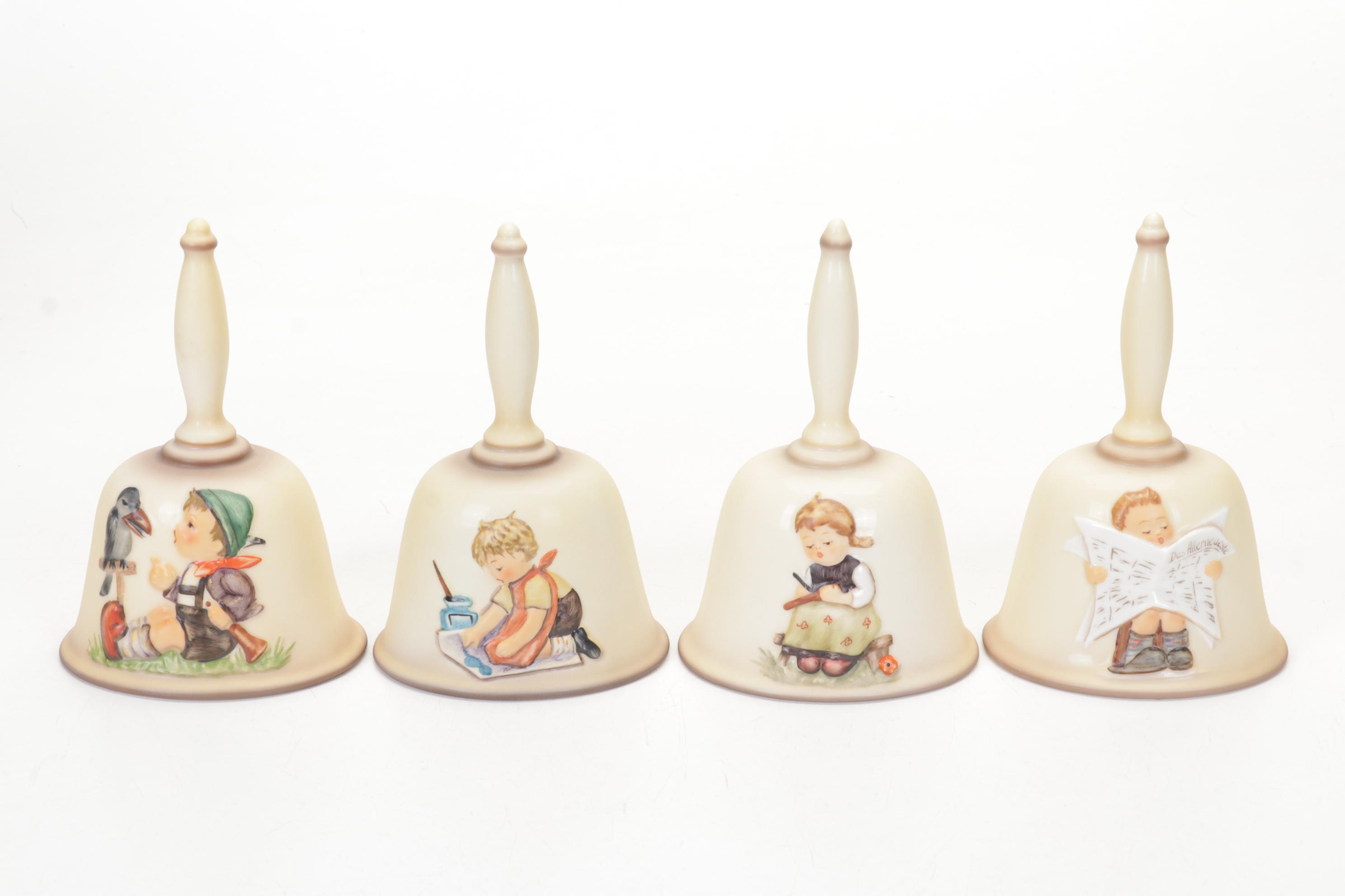 Hummel Porcelain Collector Plates and Bells, 1972-1991