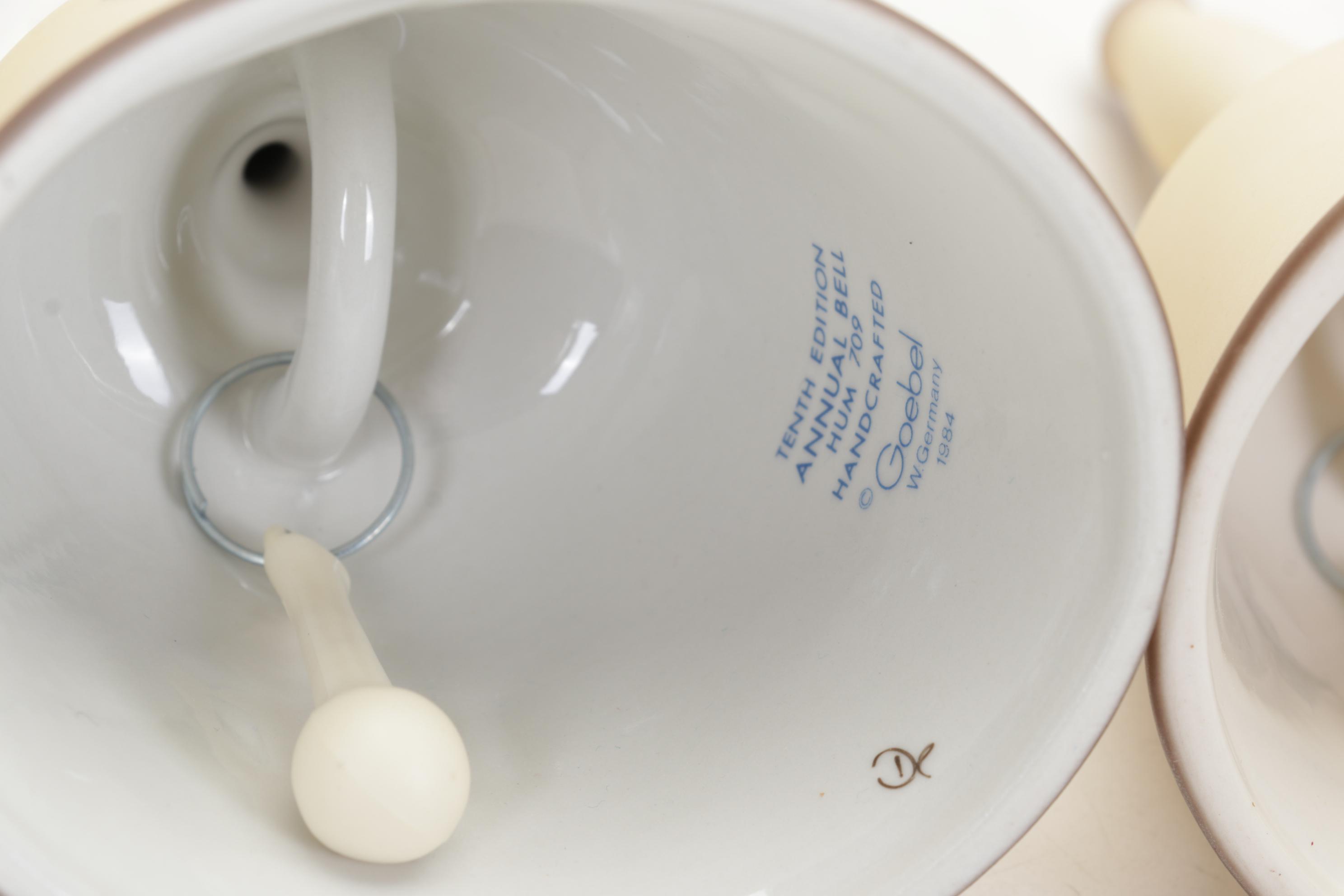 Hummel Porcelain Collector Plates and Bells, 1972-1991