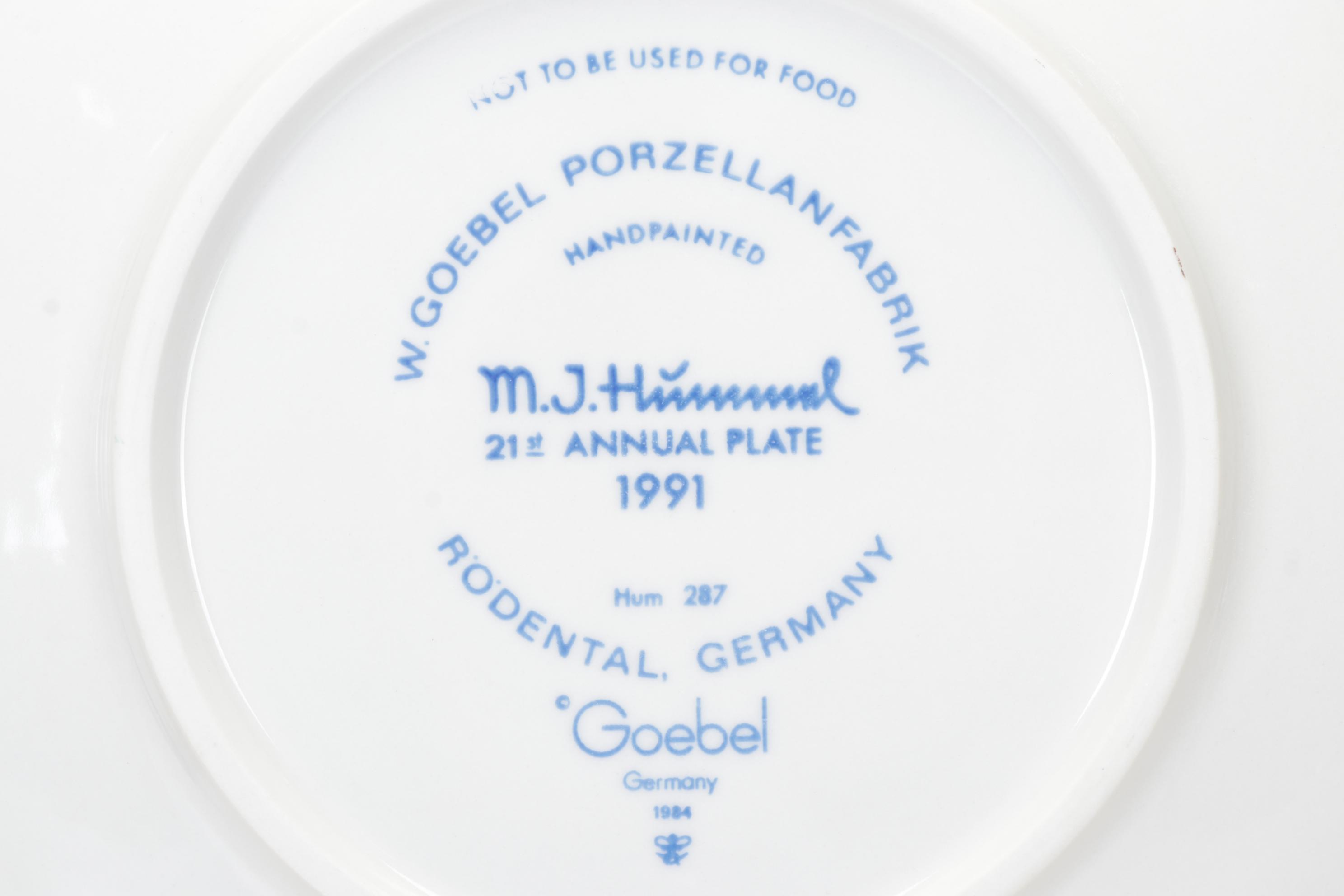Hummel Porcelain Collector Plates and Bells, 1972-1991