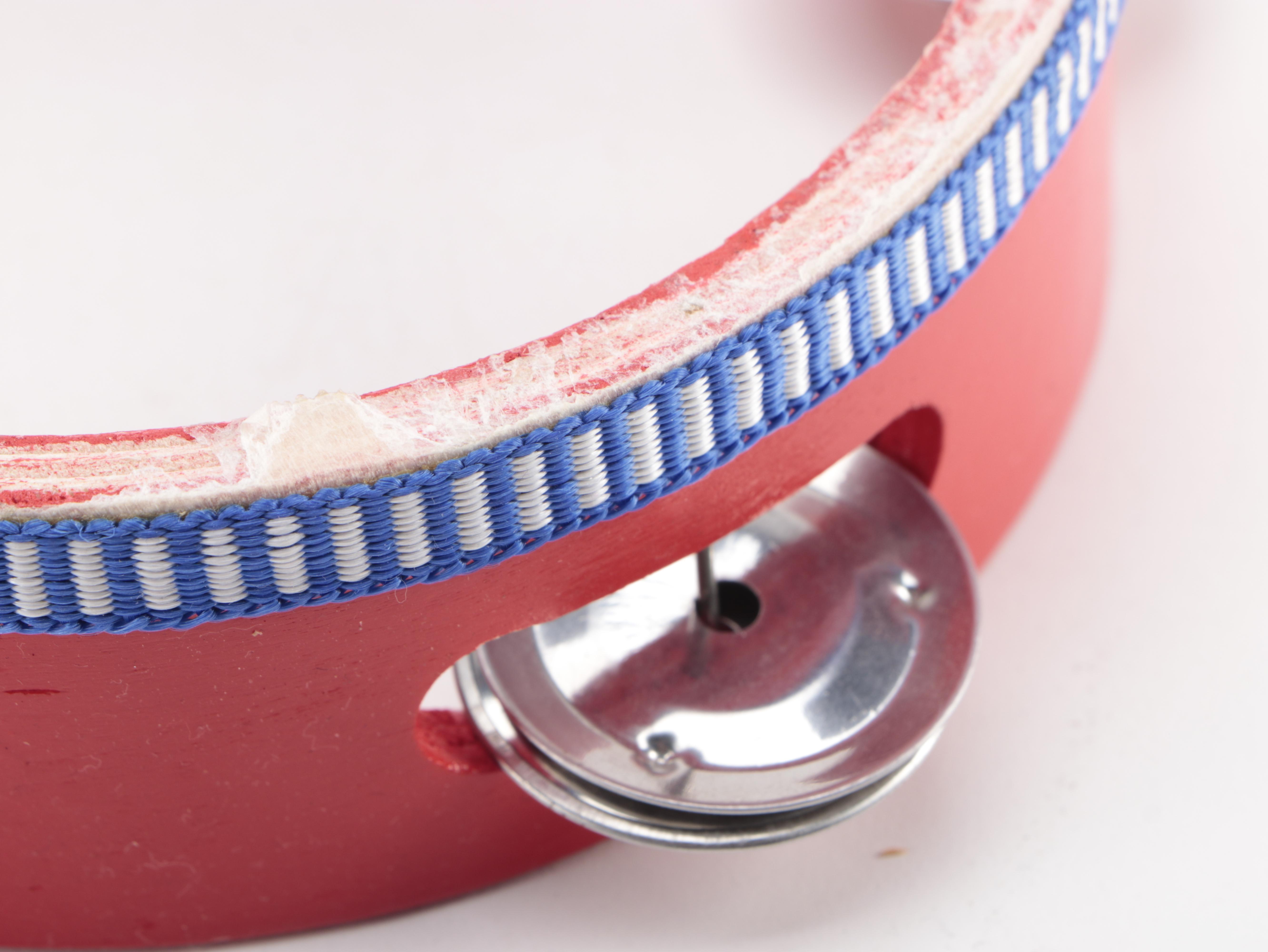 Set of Ten Multi-Sized Tambourines, Late 20th Century