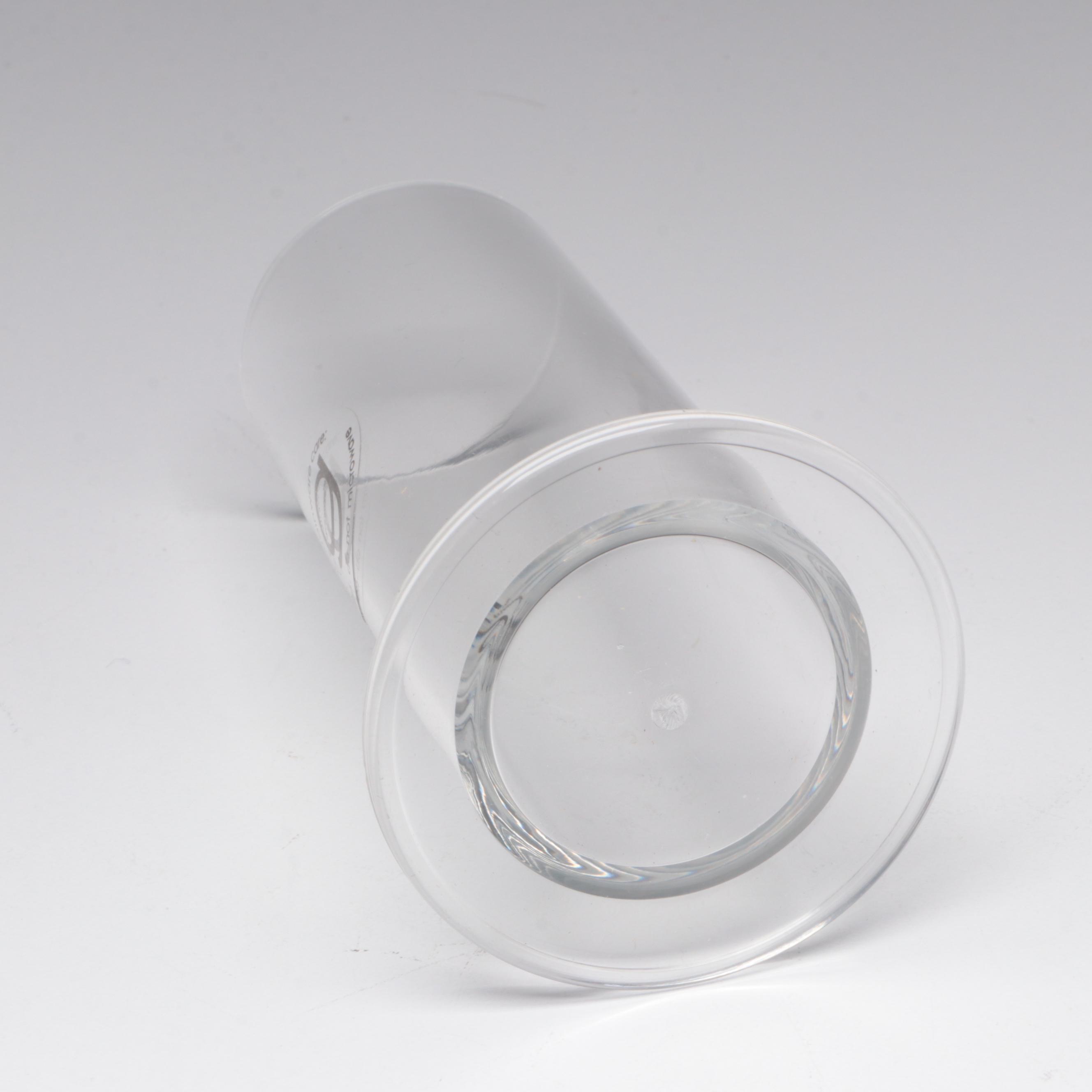 Royal Crystal Rock Italian Crystal Glasses with Ice Buckets and Bar Accessories