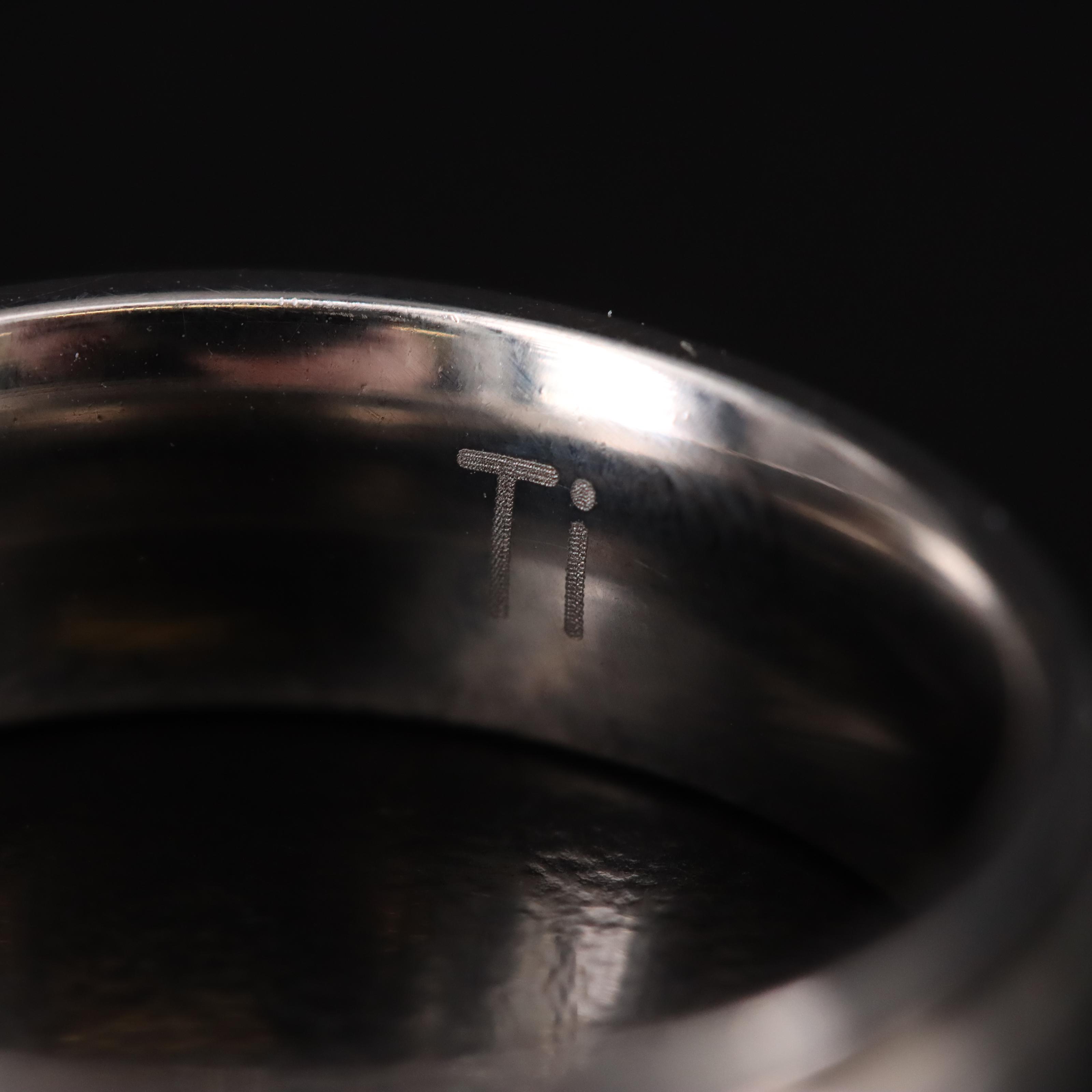 Titanium Diamond Band