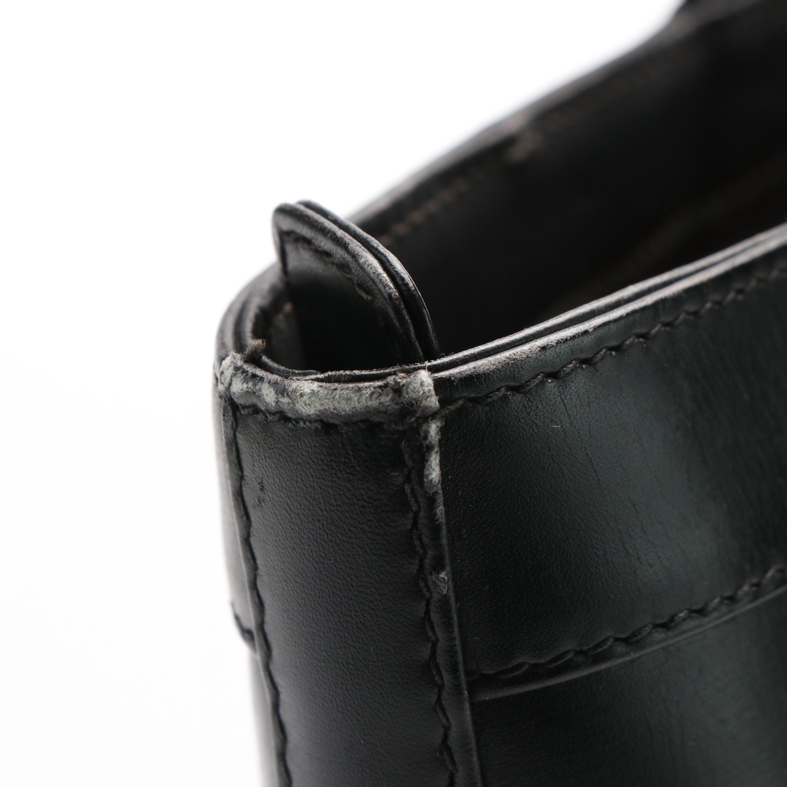 Gucci Black Leather Shoulder Bag