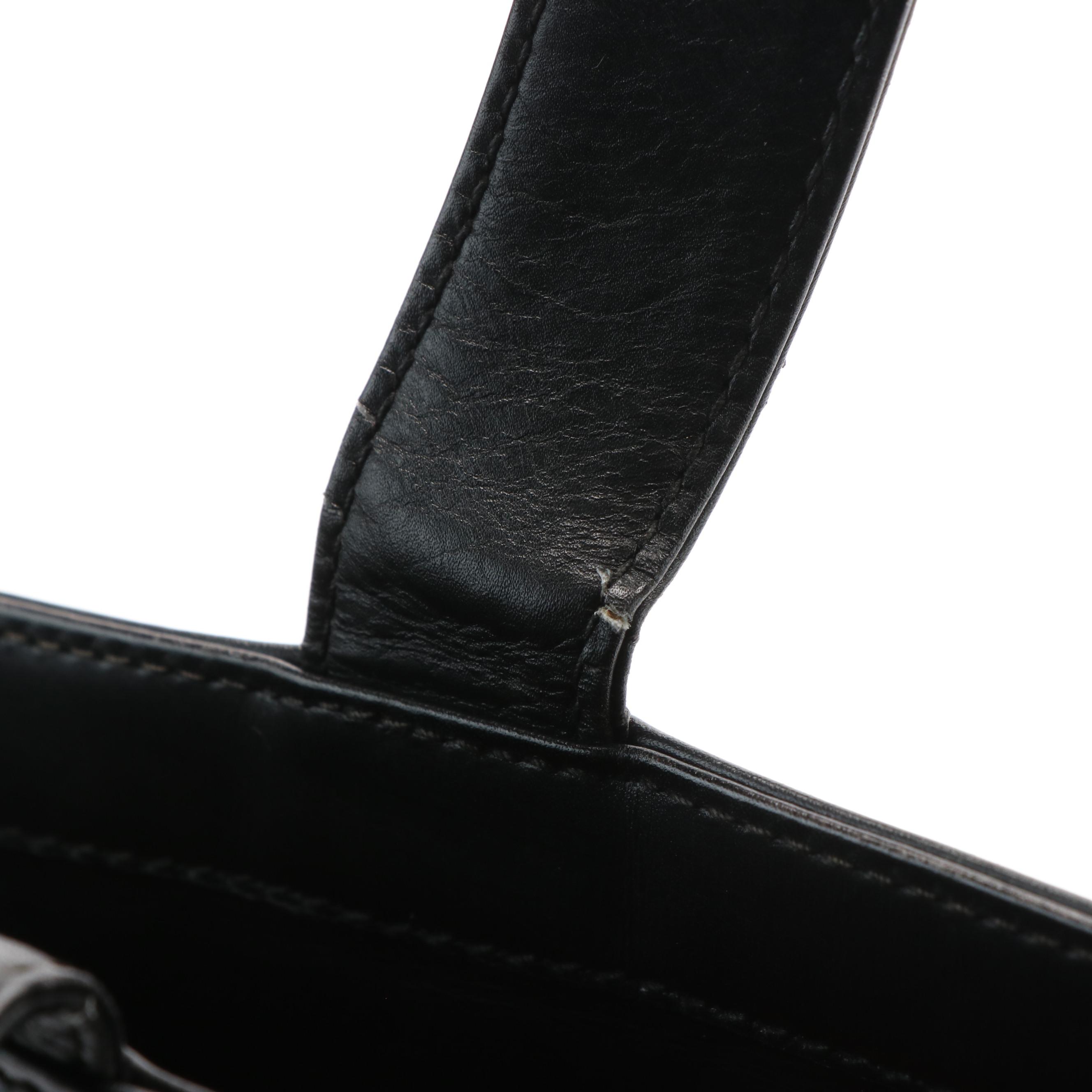 Gucci Black Leather Shoulder Bag