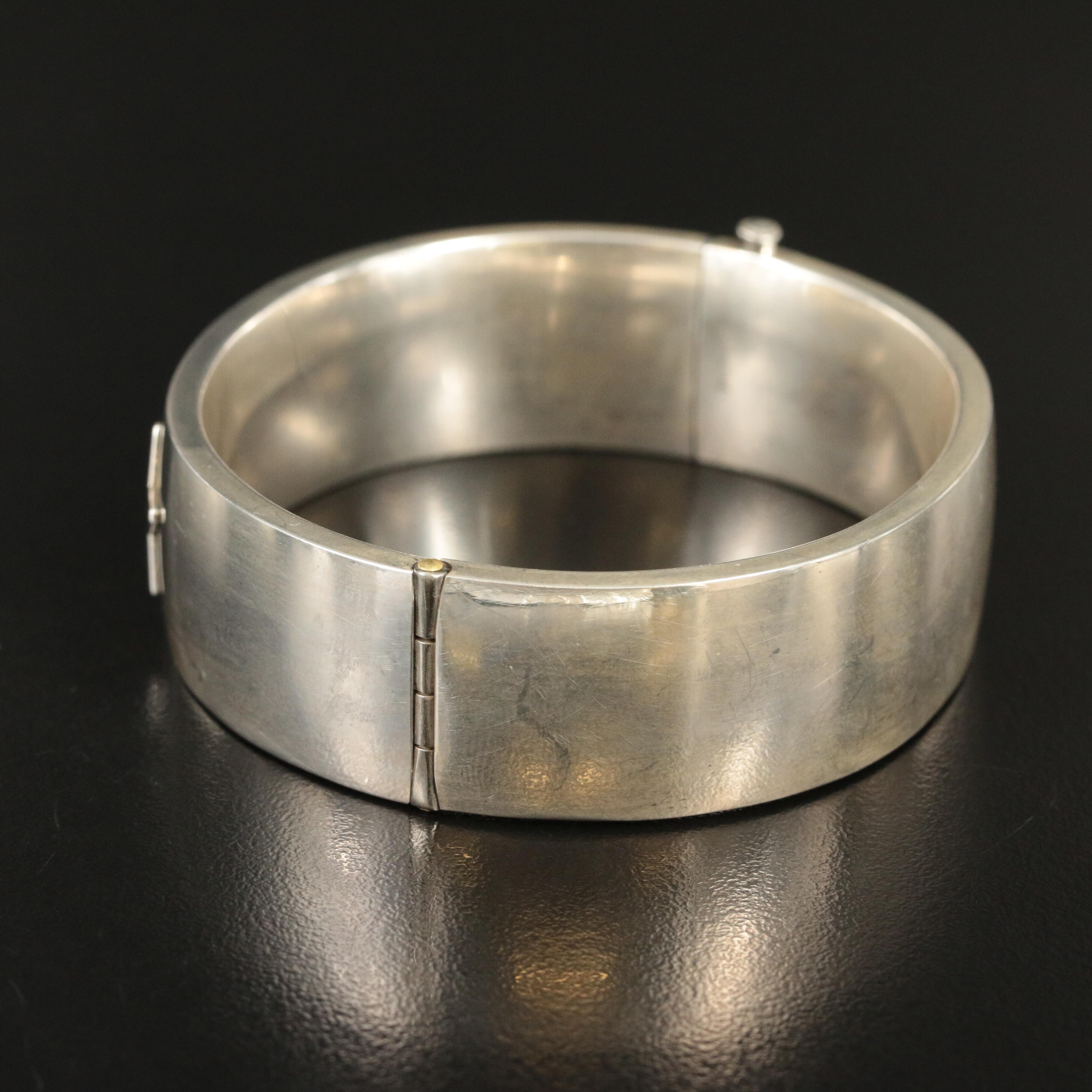 Tiffany & Co. Sterling Bicentennial Edition "Star Spangled" Bangle Bracelet