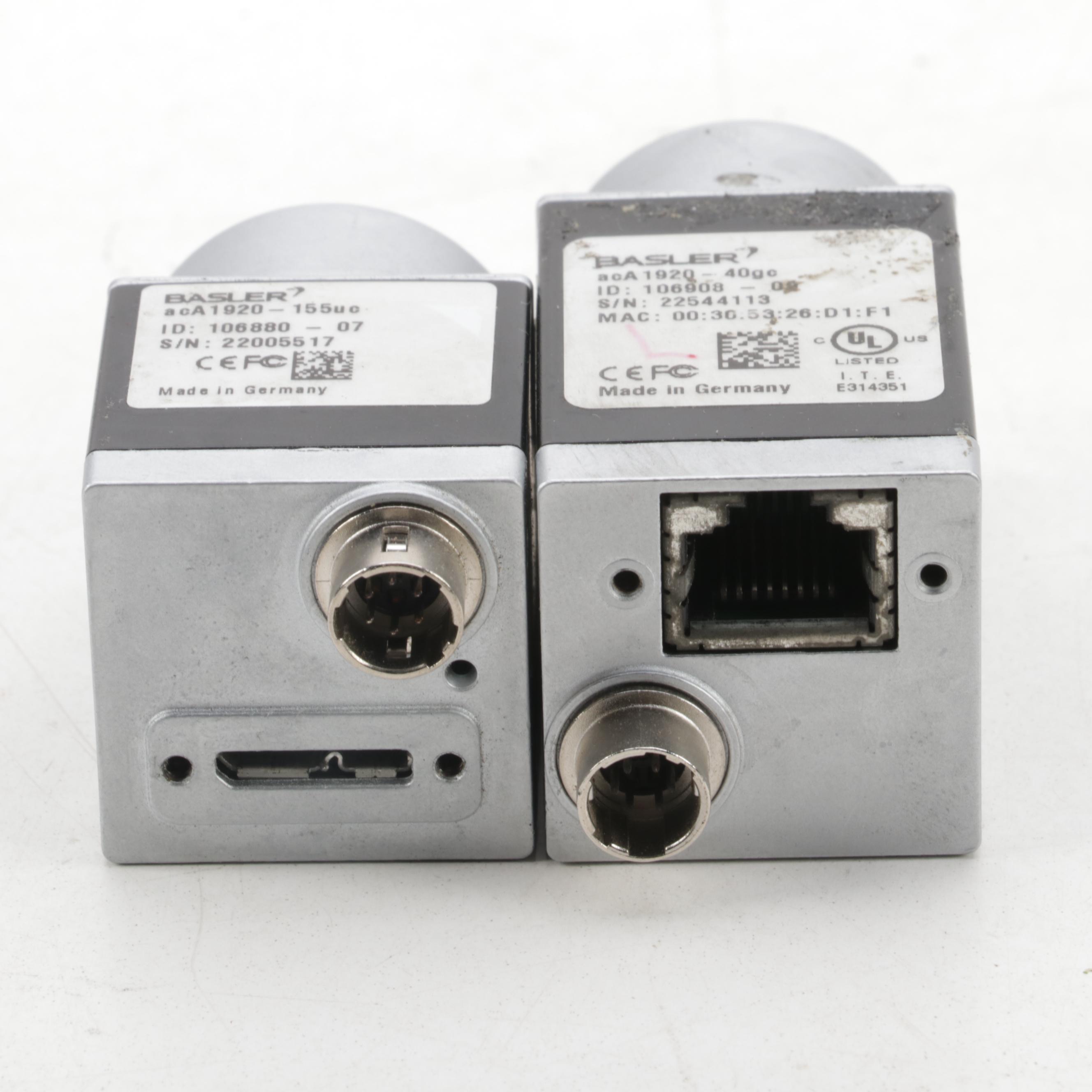 Benewake CE30 Solid State LIDAR with Basler Scan Cameras and Various Lenses