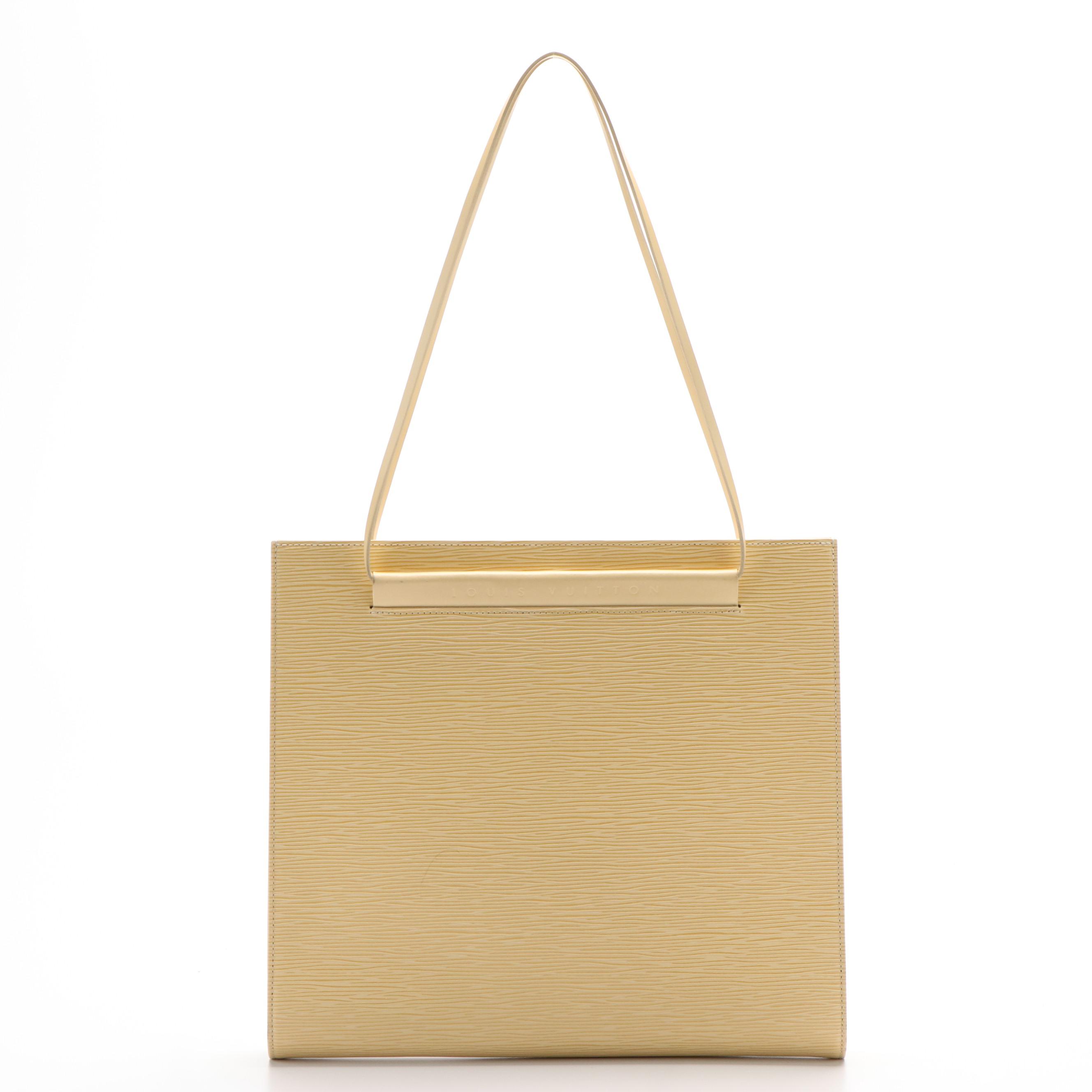 Louis Vuitton St. Tropez Bag in Vanilla Epi Leather