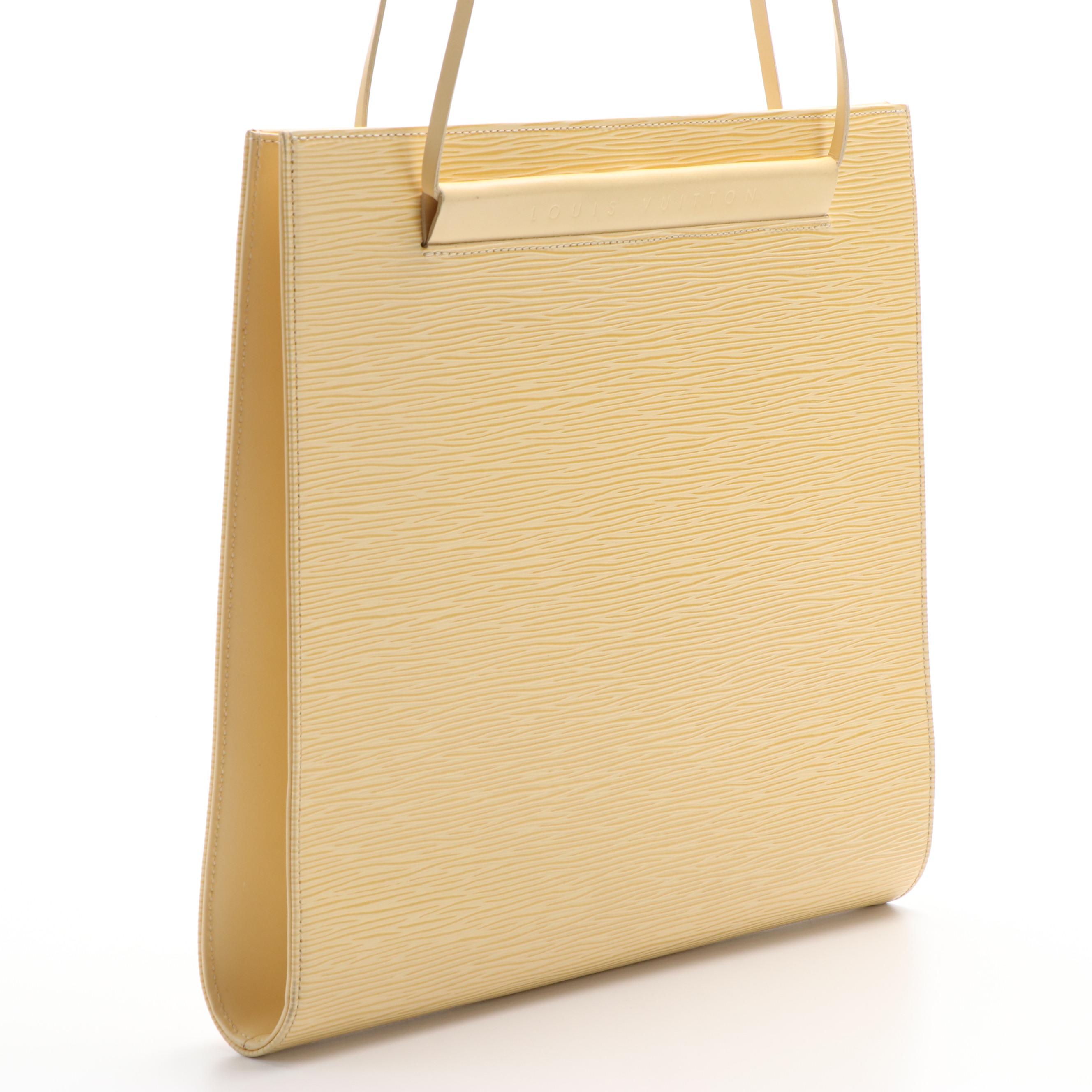 Louis Vuitton St. Tropez Bag in Vanilla Epi Leather