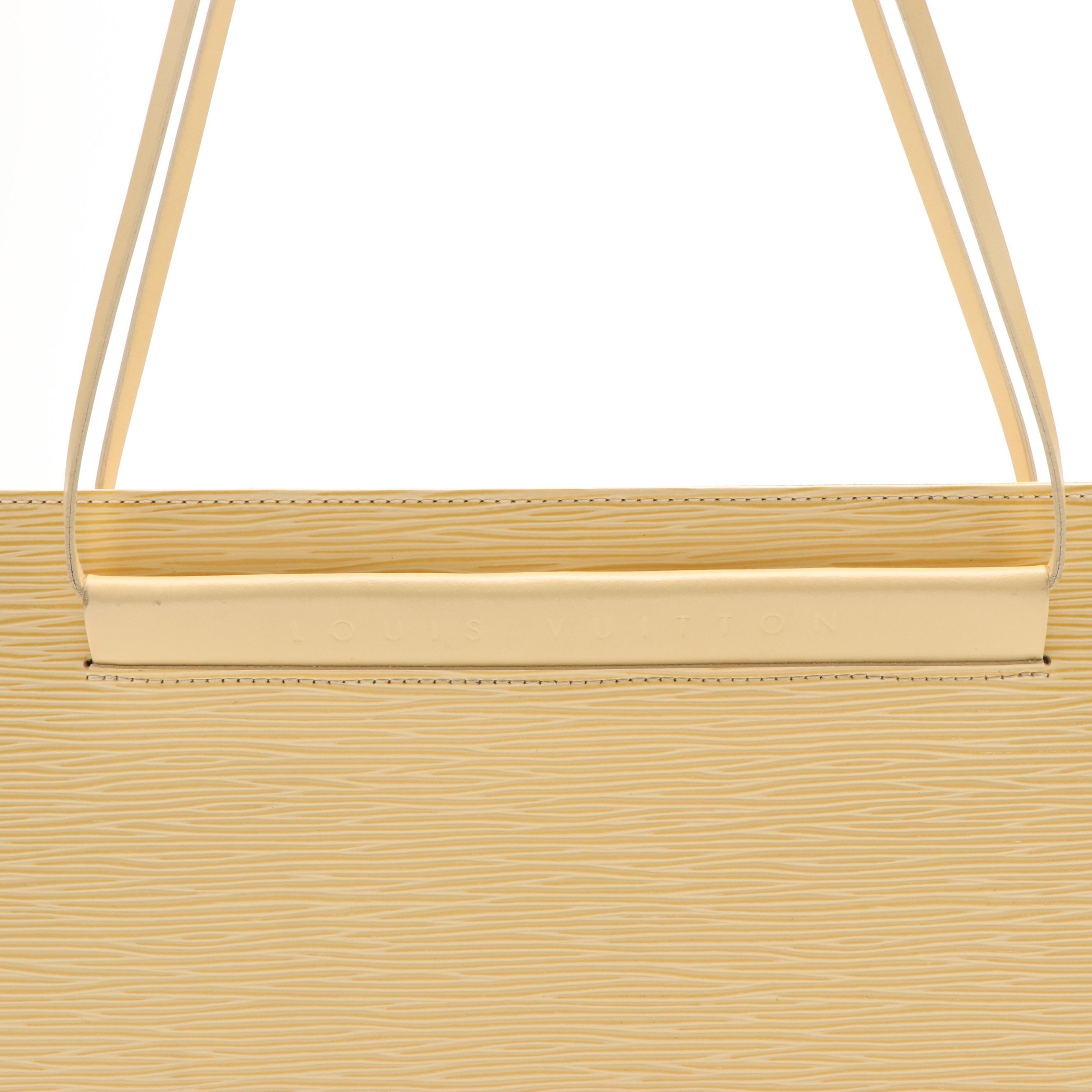 Louis Vuitton St. Tropez Bag in Vanilla Epi Leather