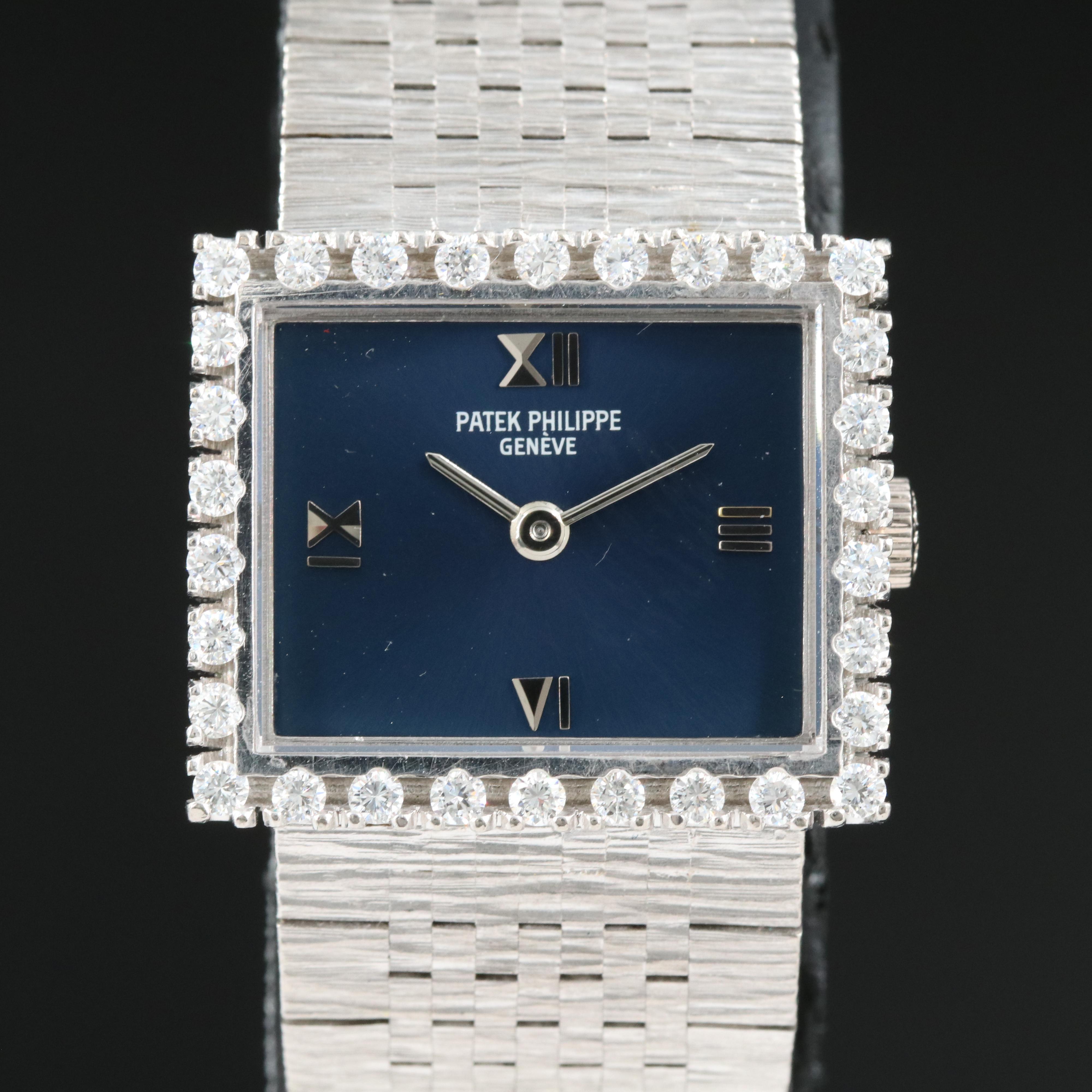 18K Patek Philippe Diamond Vintage Watch