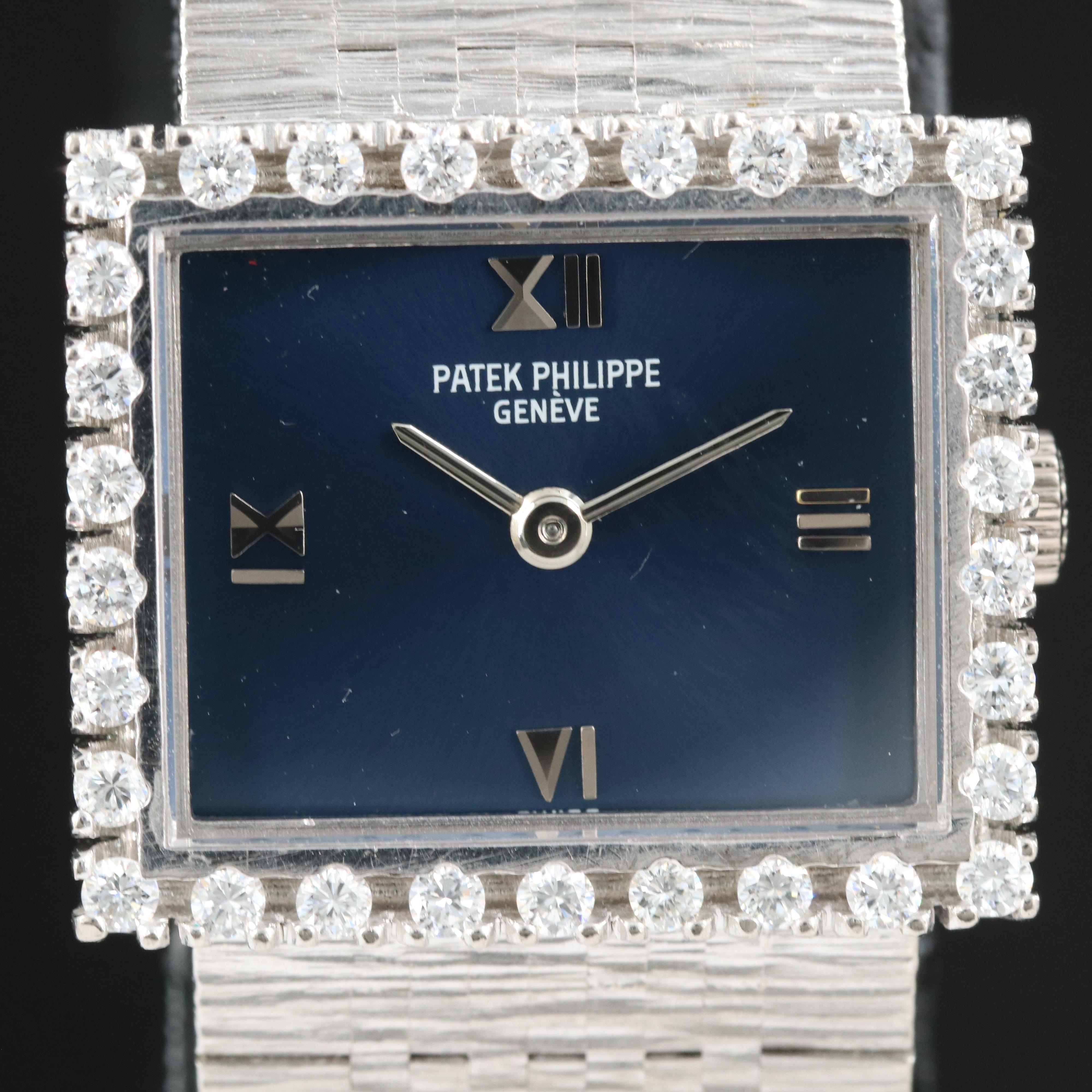 18K Patek Philippe Diamond Vintage Watch