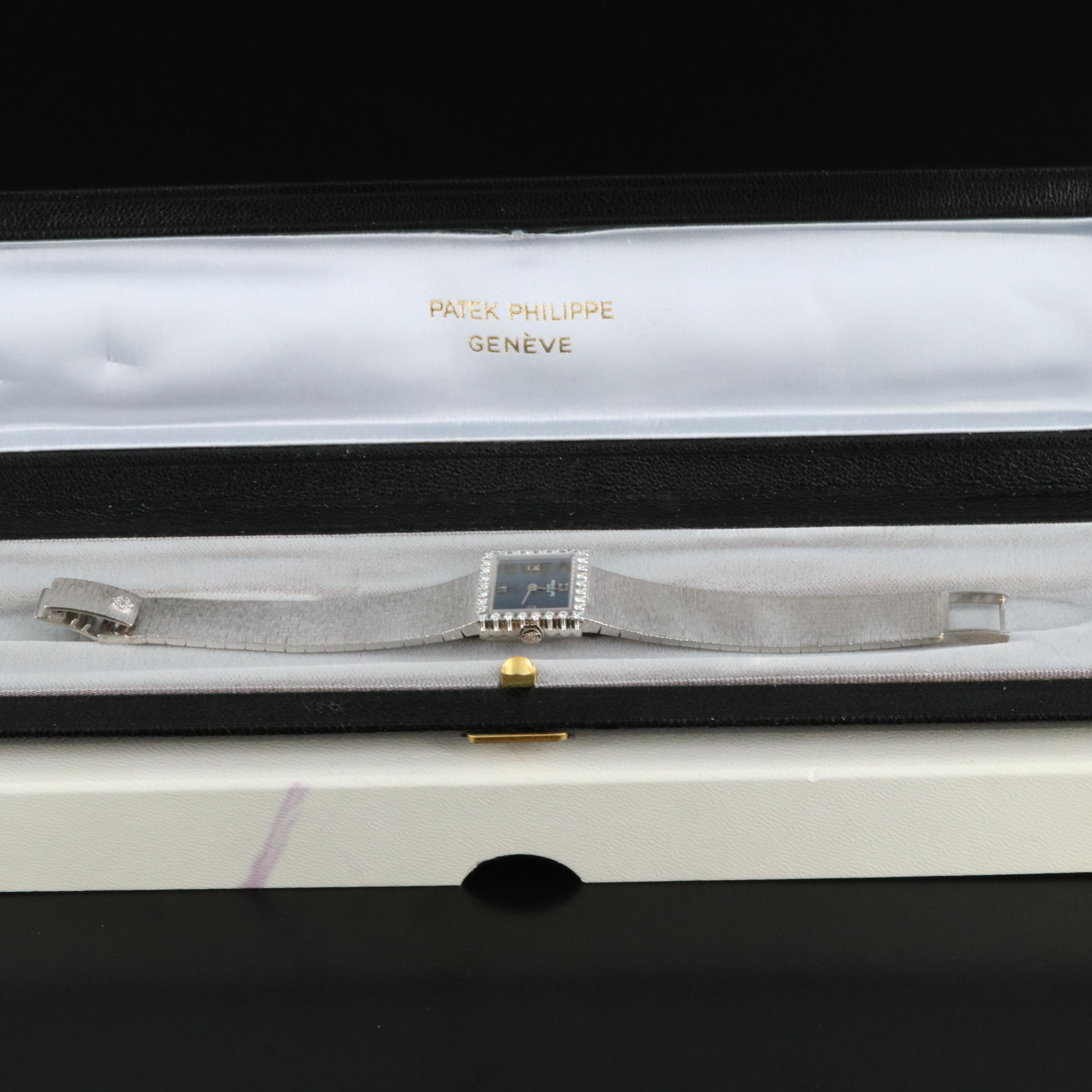 18K Patek Philippe Diamond Vintage Watch