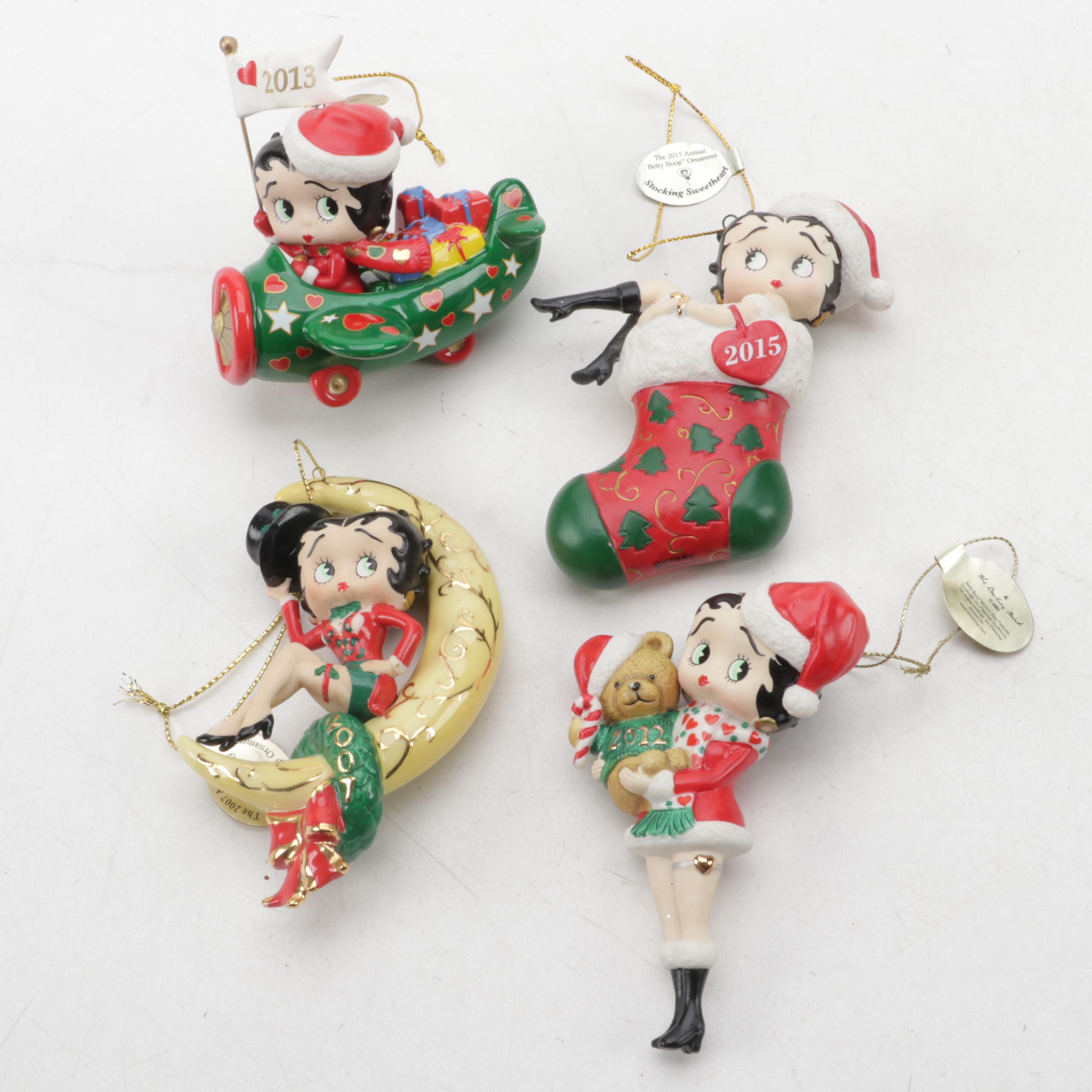 American Art Glass "Betty Boop" Sun Catchers and Other Ornaments