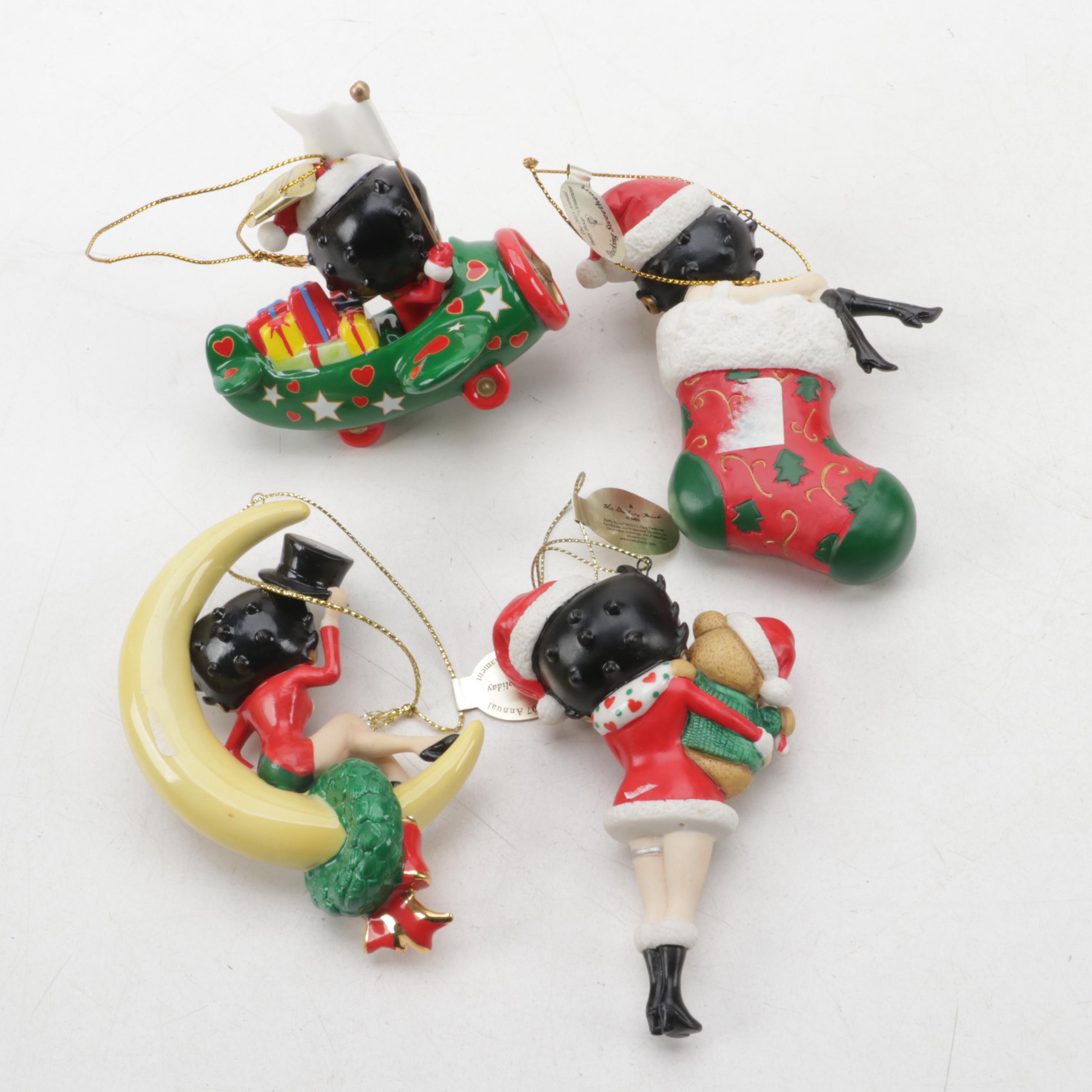 American Art Glass "Betty Boop" Sun Catchers and Other Ornaments