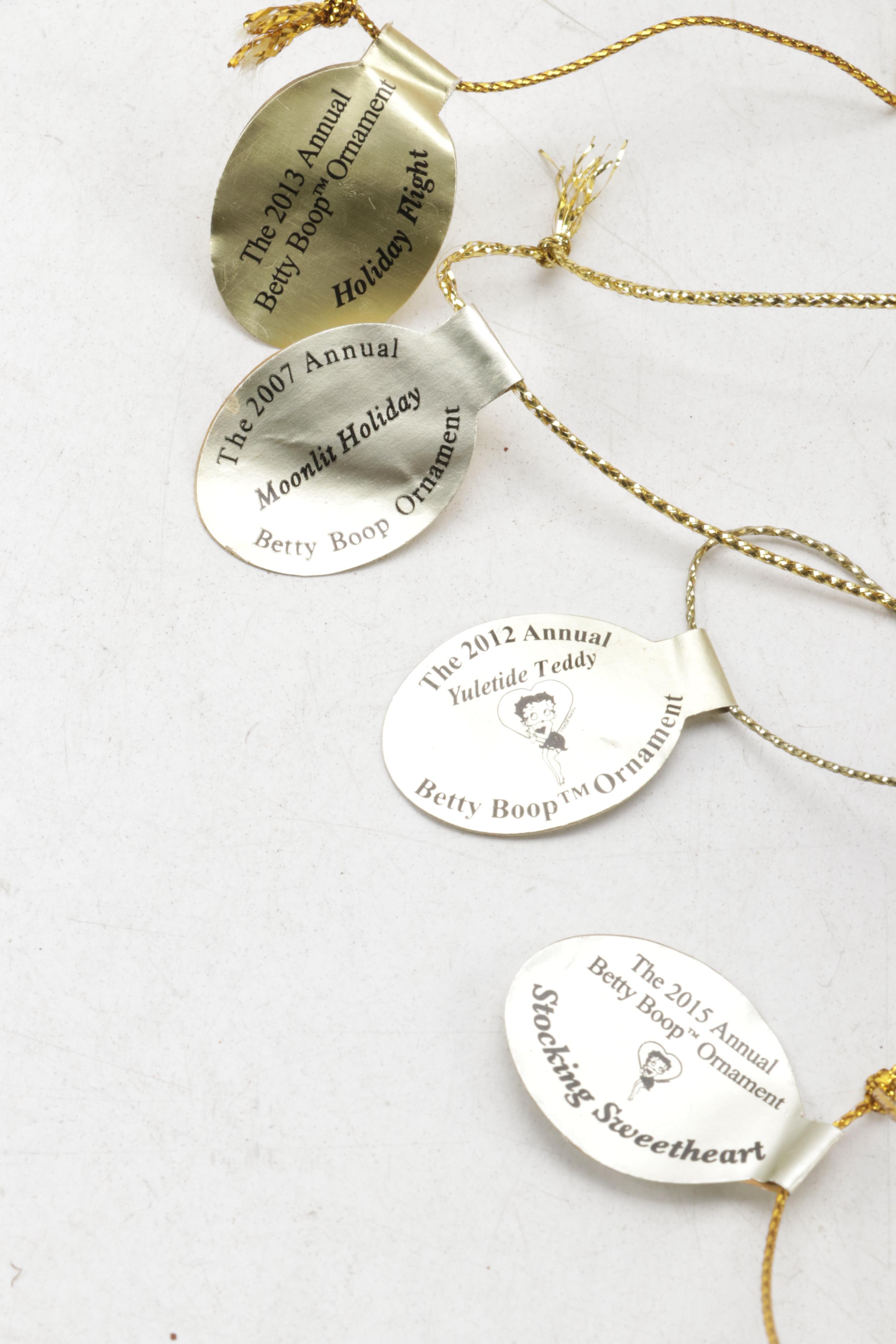 American Art Glass "Betty Boop" Sun Catchers and Other Ornaments